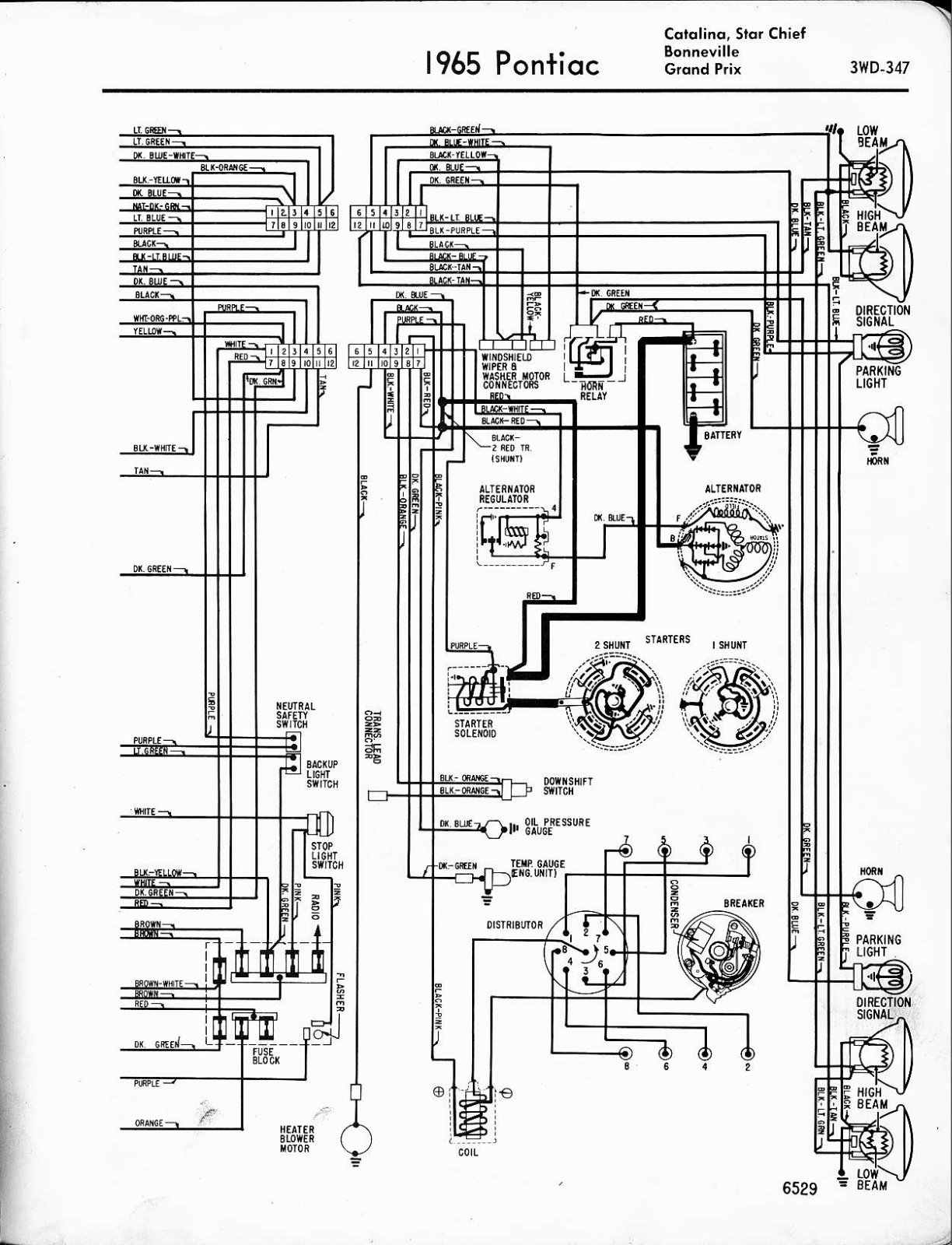 Pontiac 1965 schematic