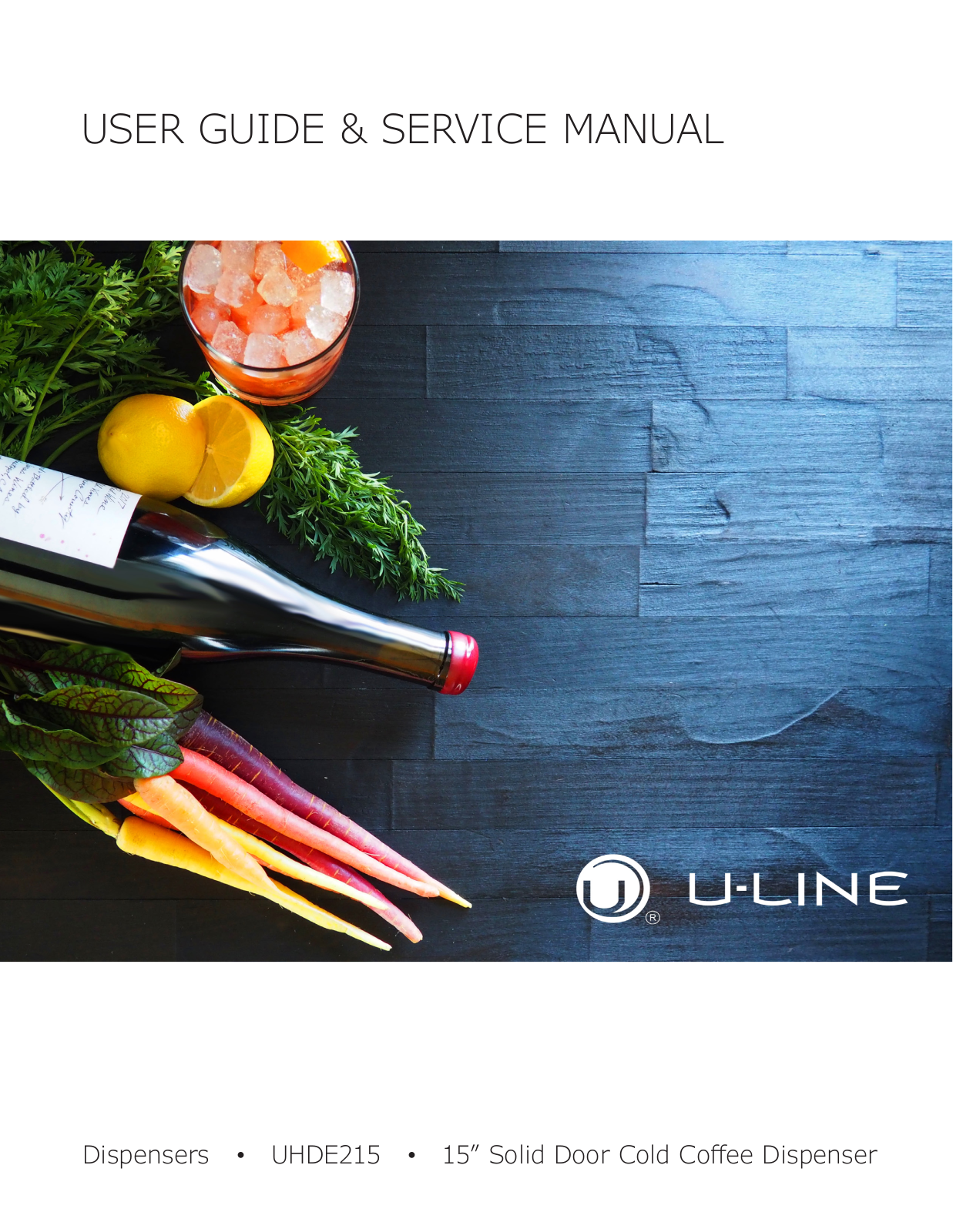 U-Line UHDE215SS03A User  Guide