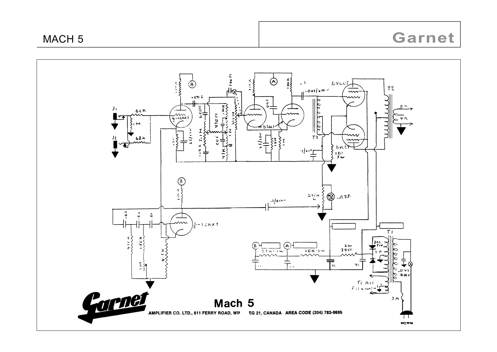 Garnet m90 schematic