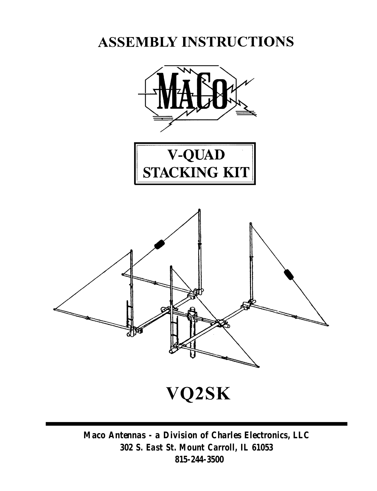 Maco VQ2SK User guide - ManualMachine.com