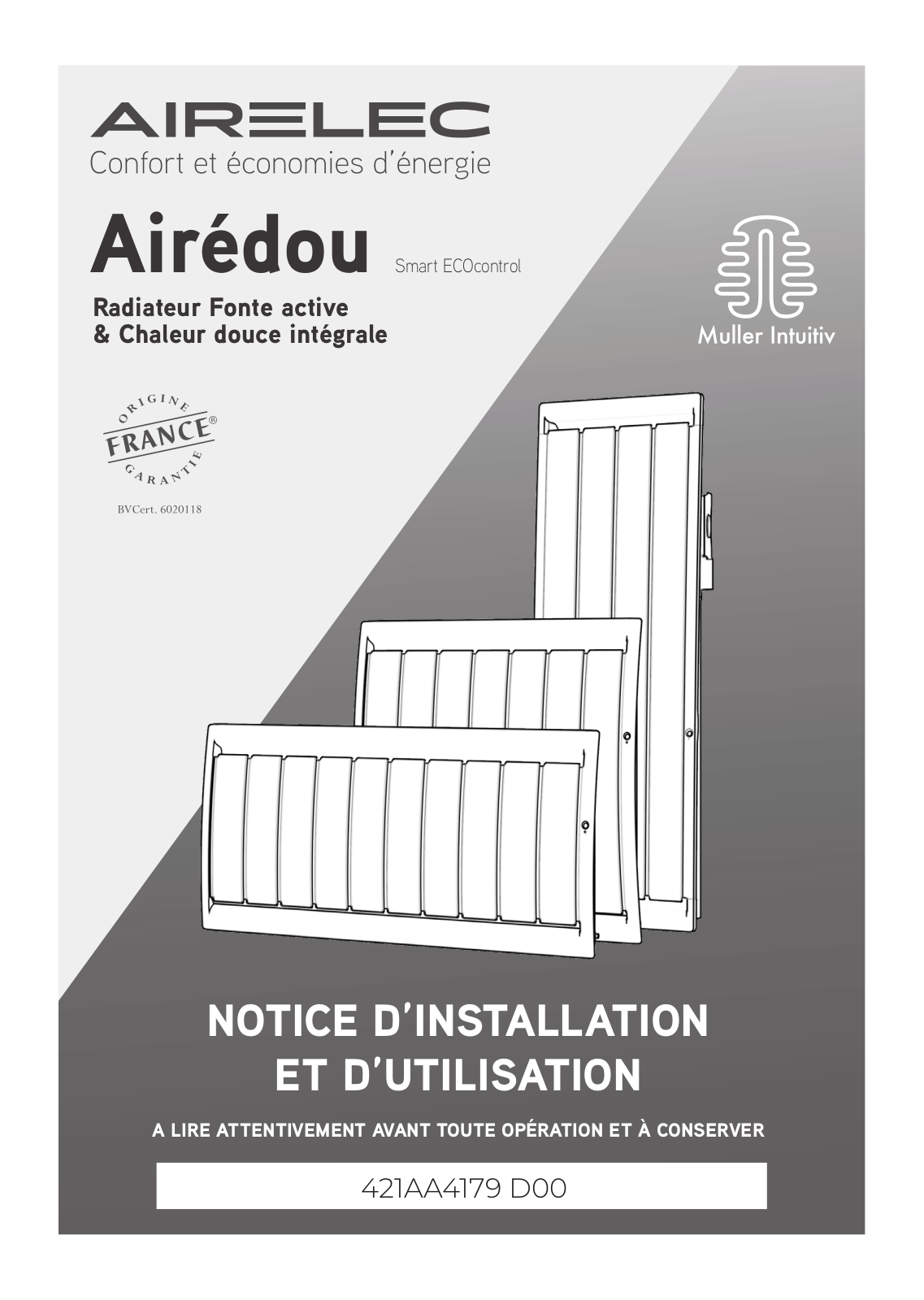 Airelec AIREDOU SMART ECOCONTROL user Manual