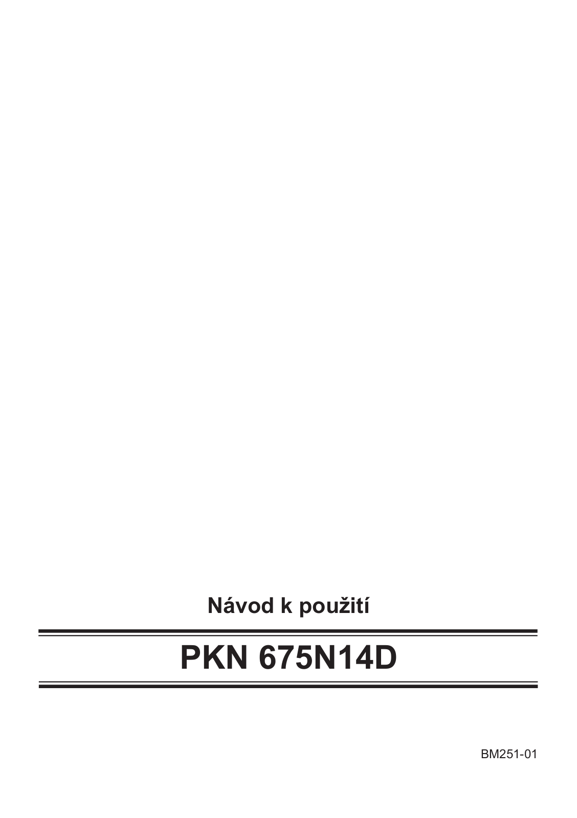 Bosch PKN 675N14D User Manual