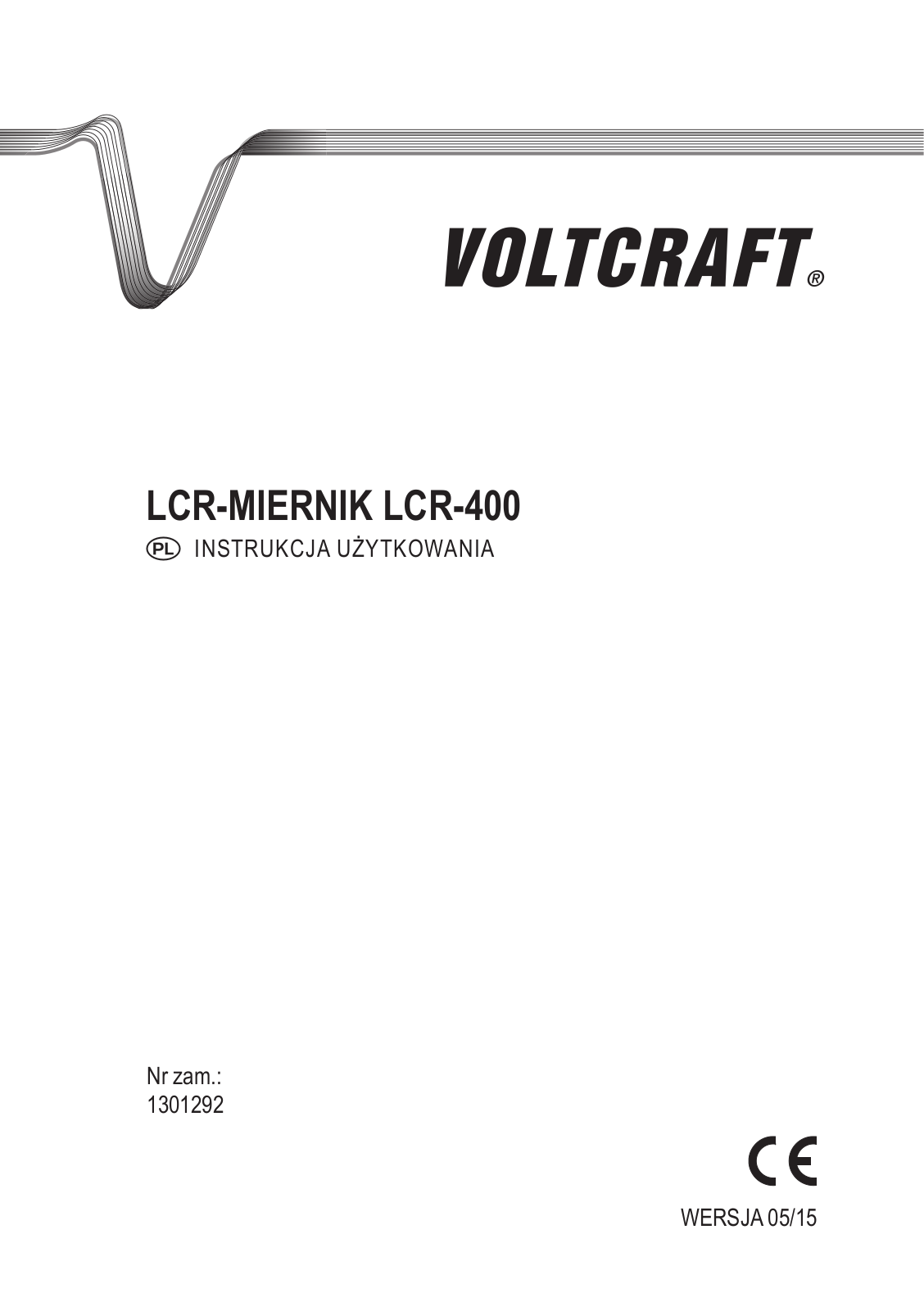 VOLTCRAFT LCR400 User guide