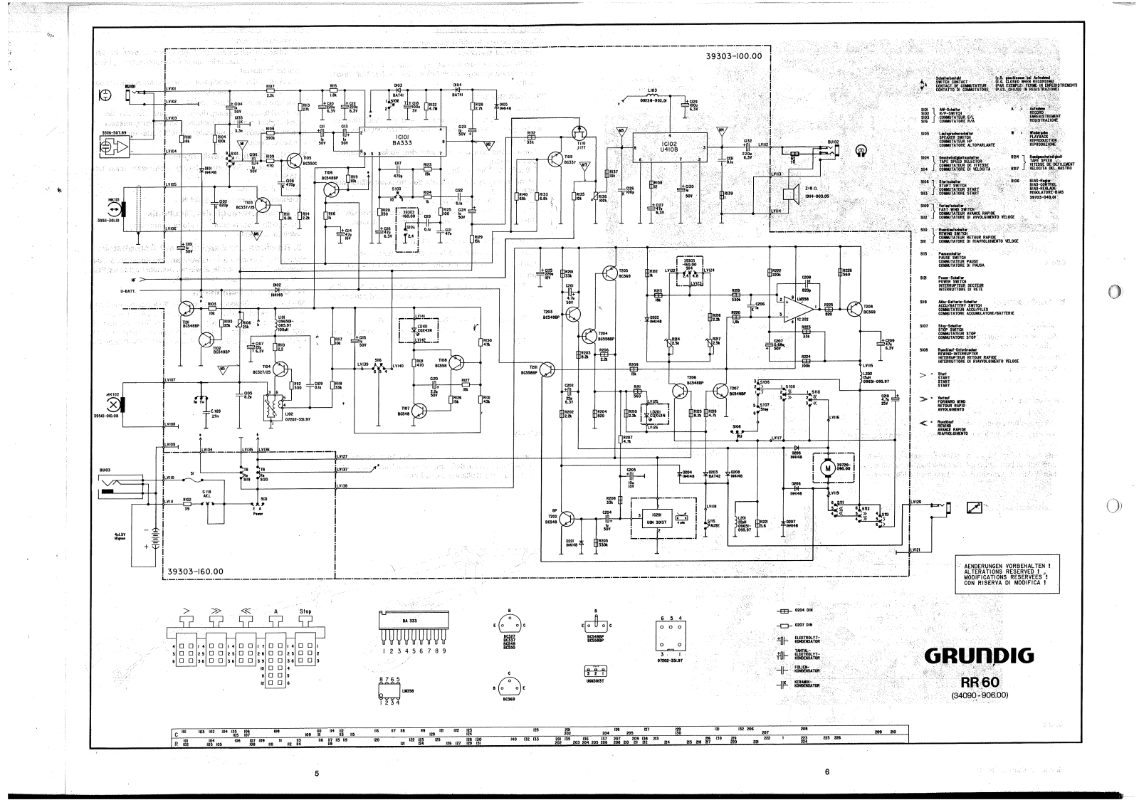 Grundig RR-60 Schematic