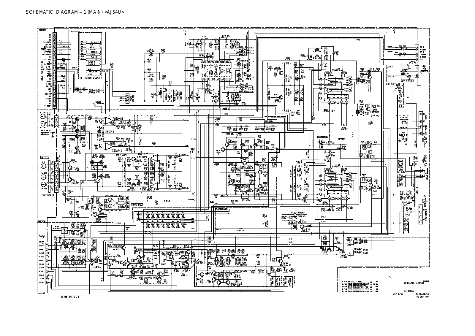 Aiwa NSX-AJ54 Schematic