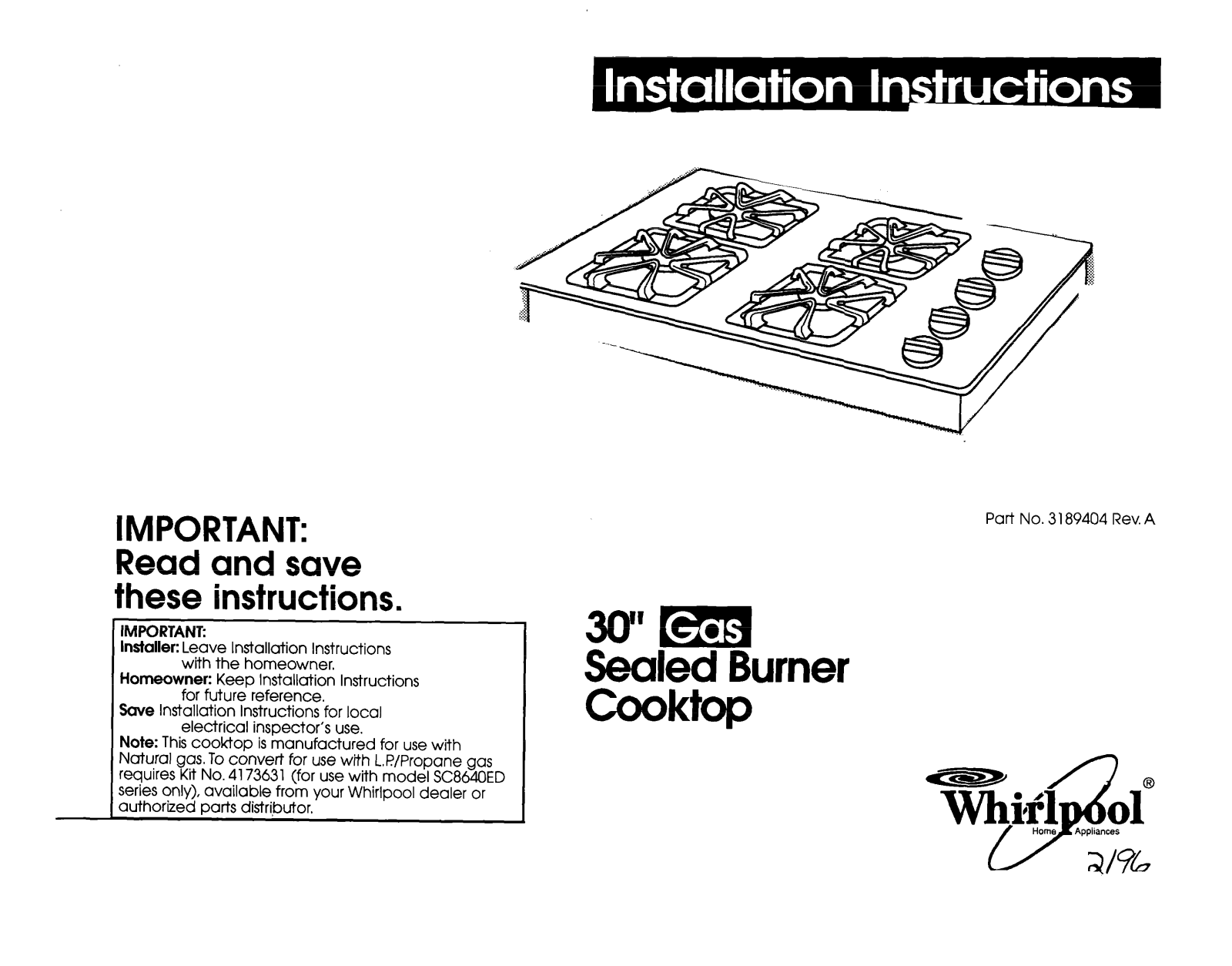 Whirlpool SC864OED User Manual - ManualMachine.com