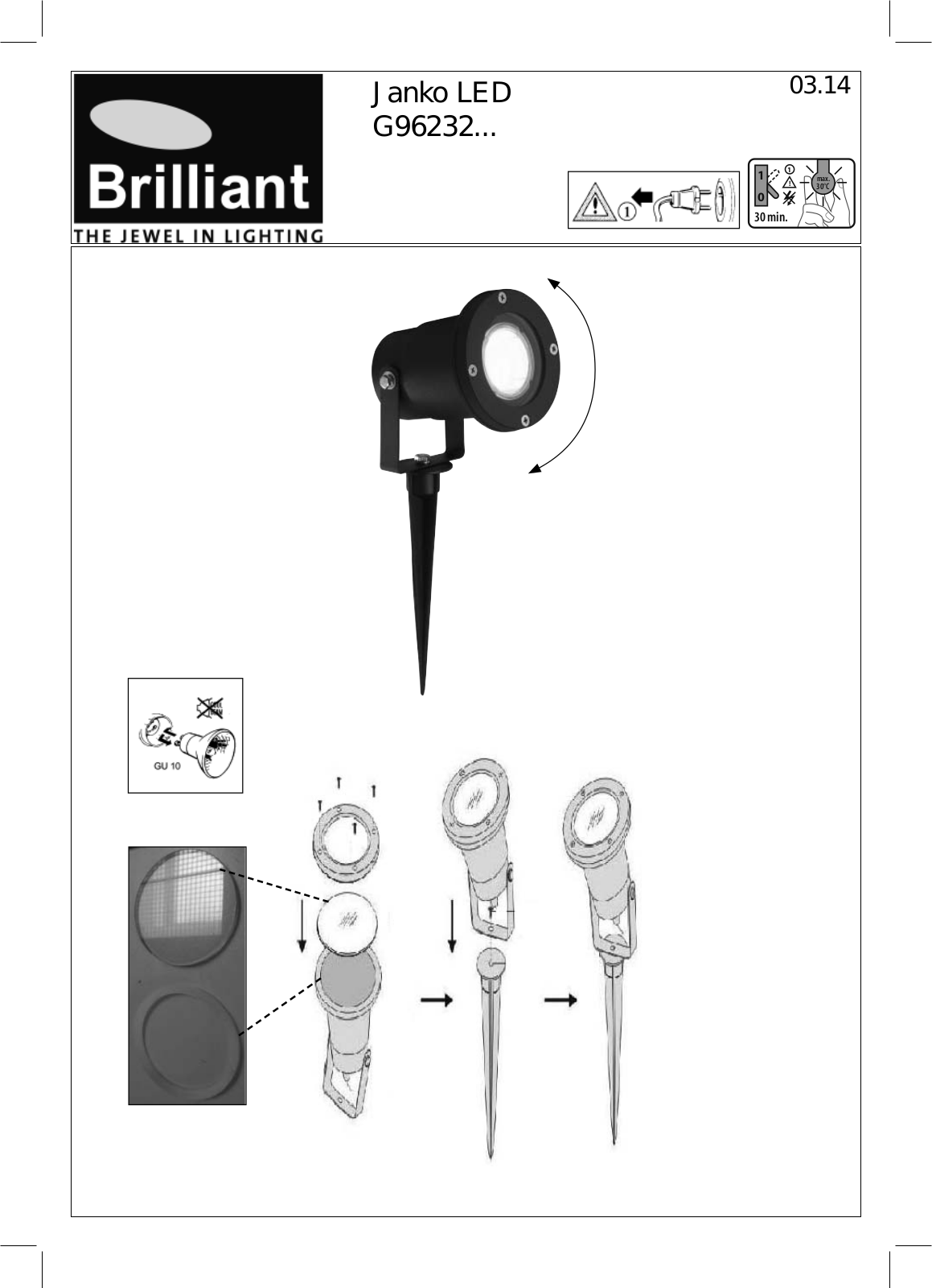 Brilliant Janko LED, G96232 User guide