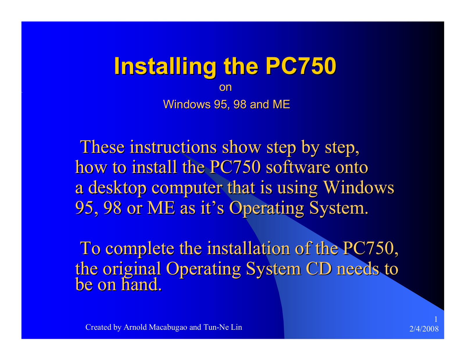 Actiontec PC750 Quick Start Manual