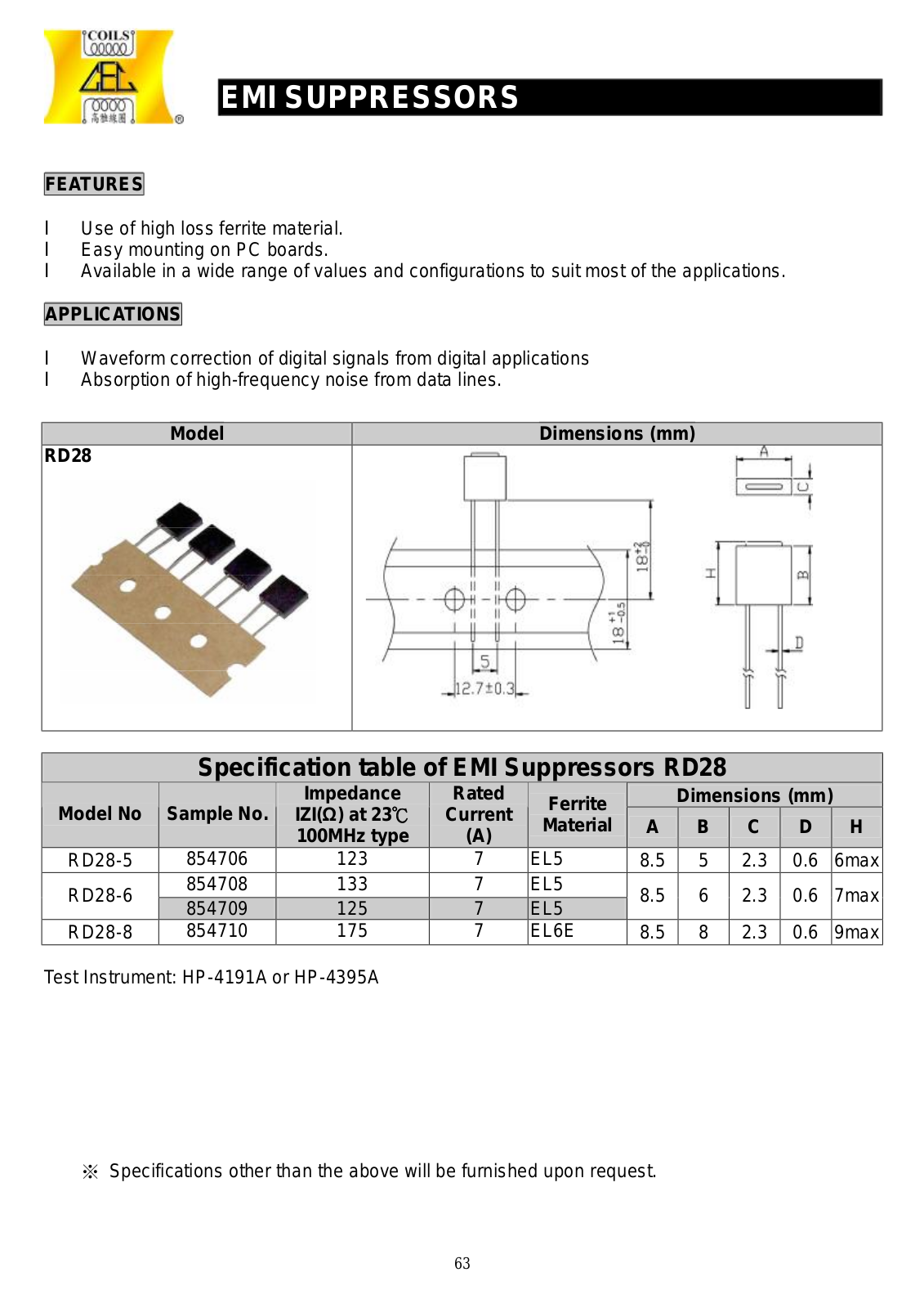 Datasheet RD28 Datasheet - ManualMachine.com