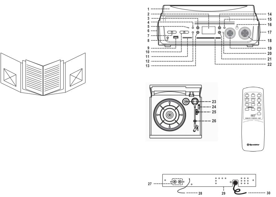 Roadstar TTR-1923UCEN Instruction Manual