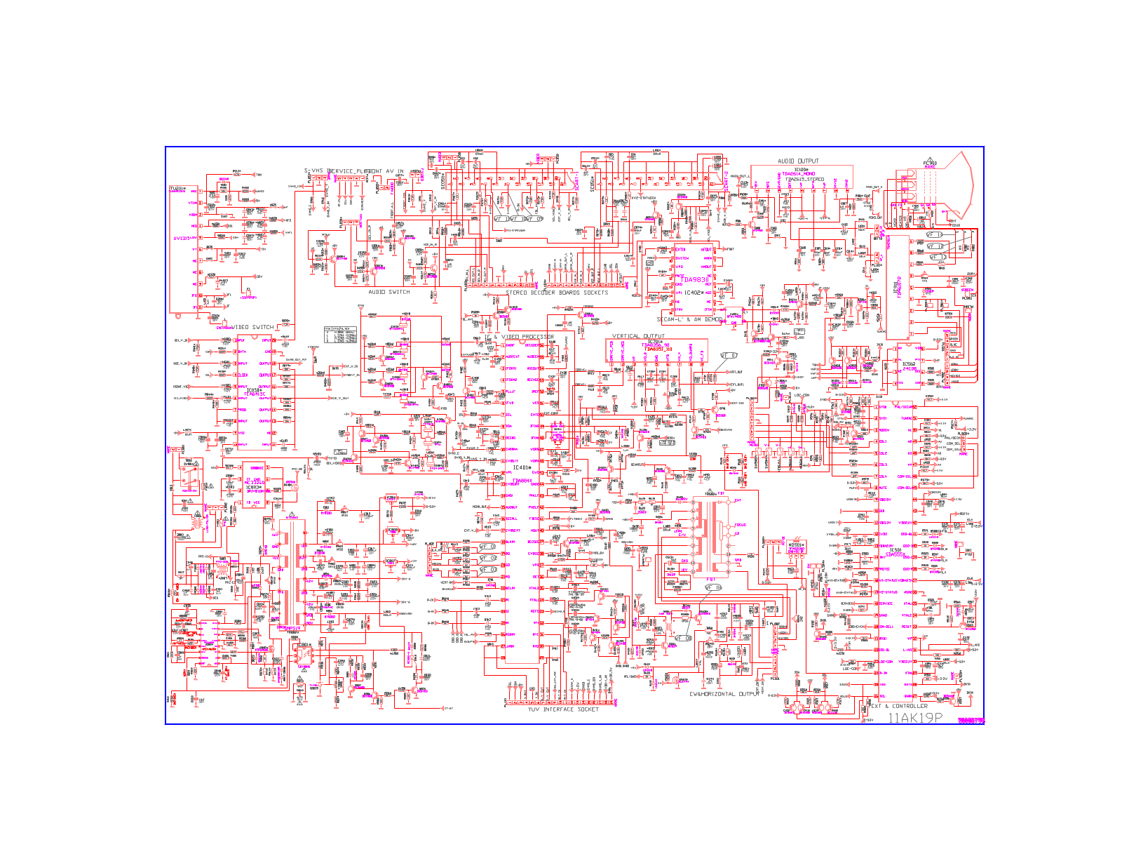 Horisont 11AK19P, ak19pro Schematics - ManualMachine.com