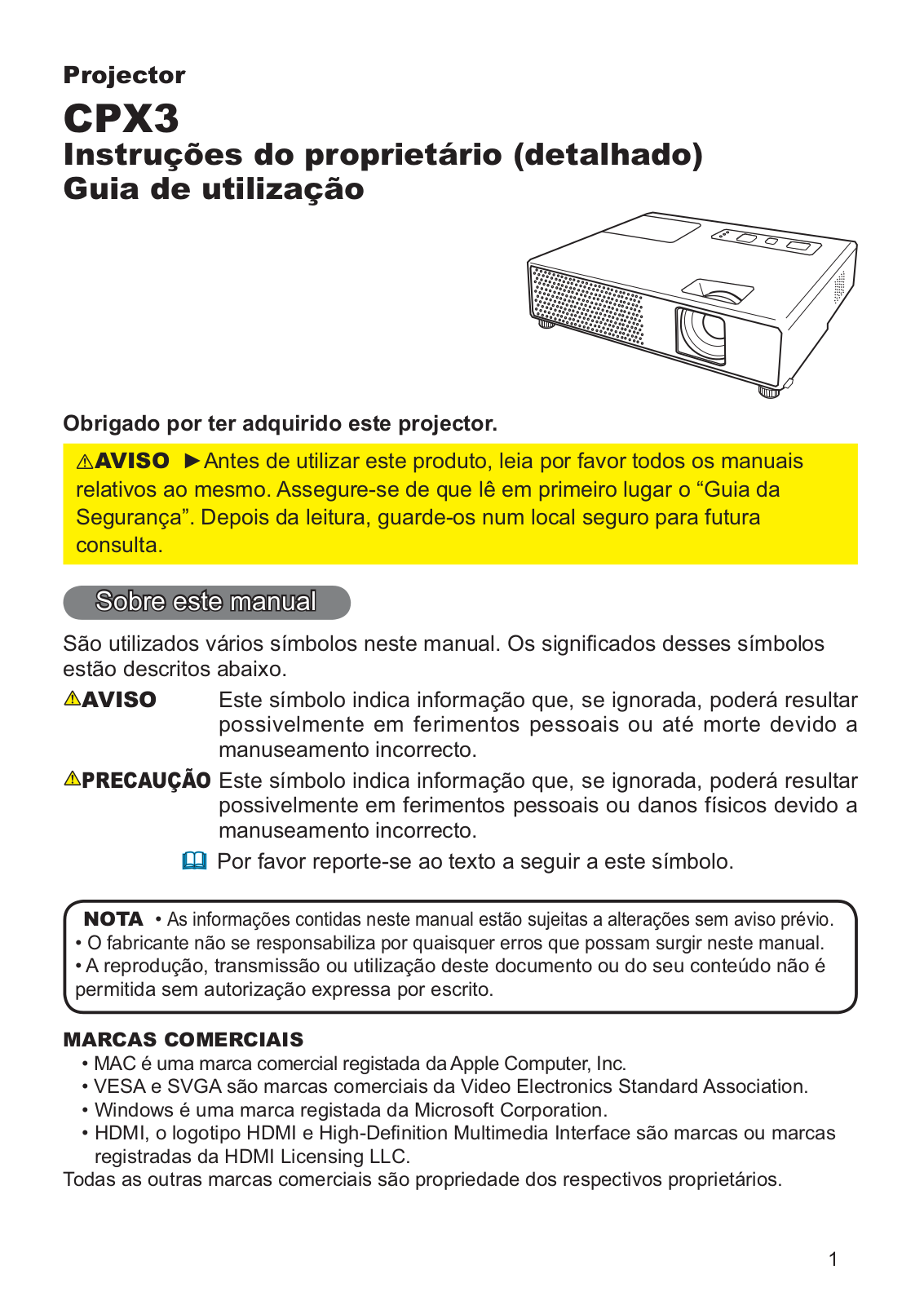 Hitachi CP-X3WF User Manual