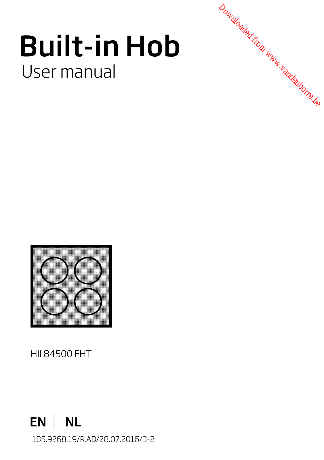 BEKO HII 84500 FHT User Manual