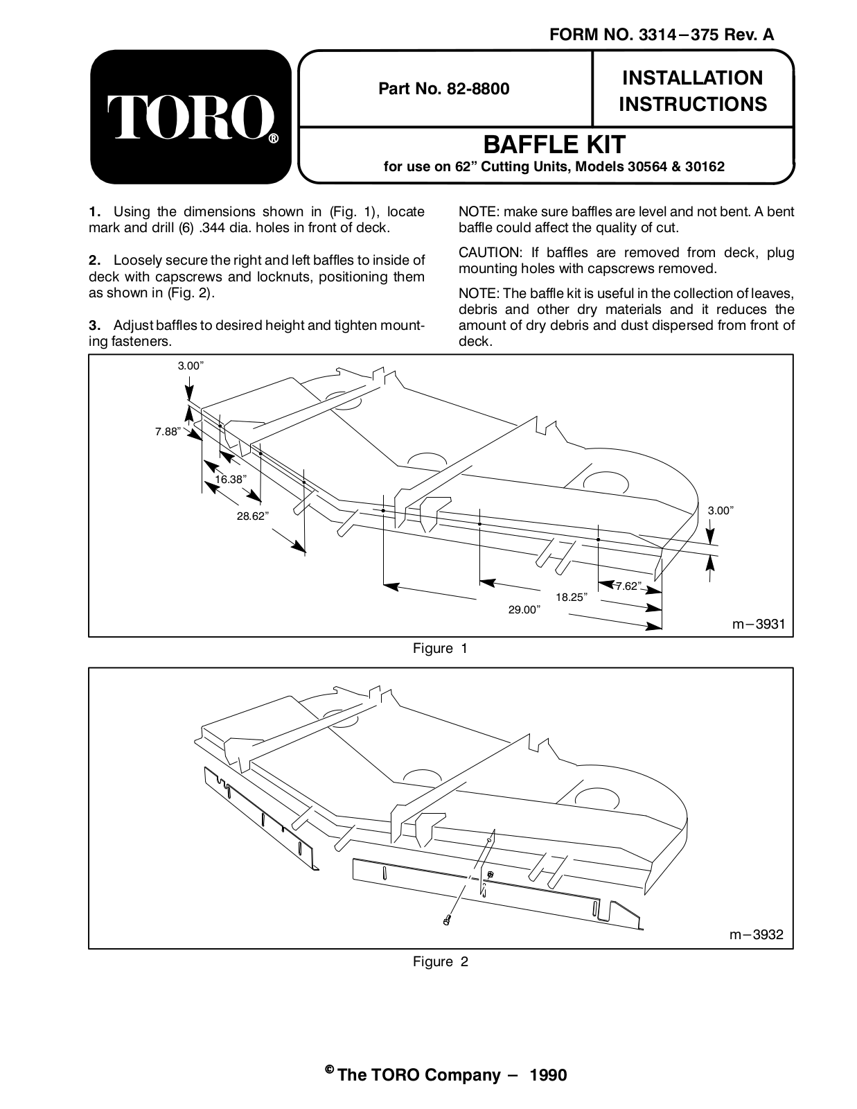 Toro 82-8800 Operator's Manual