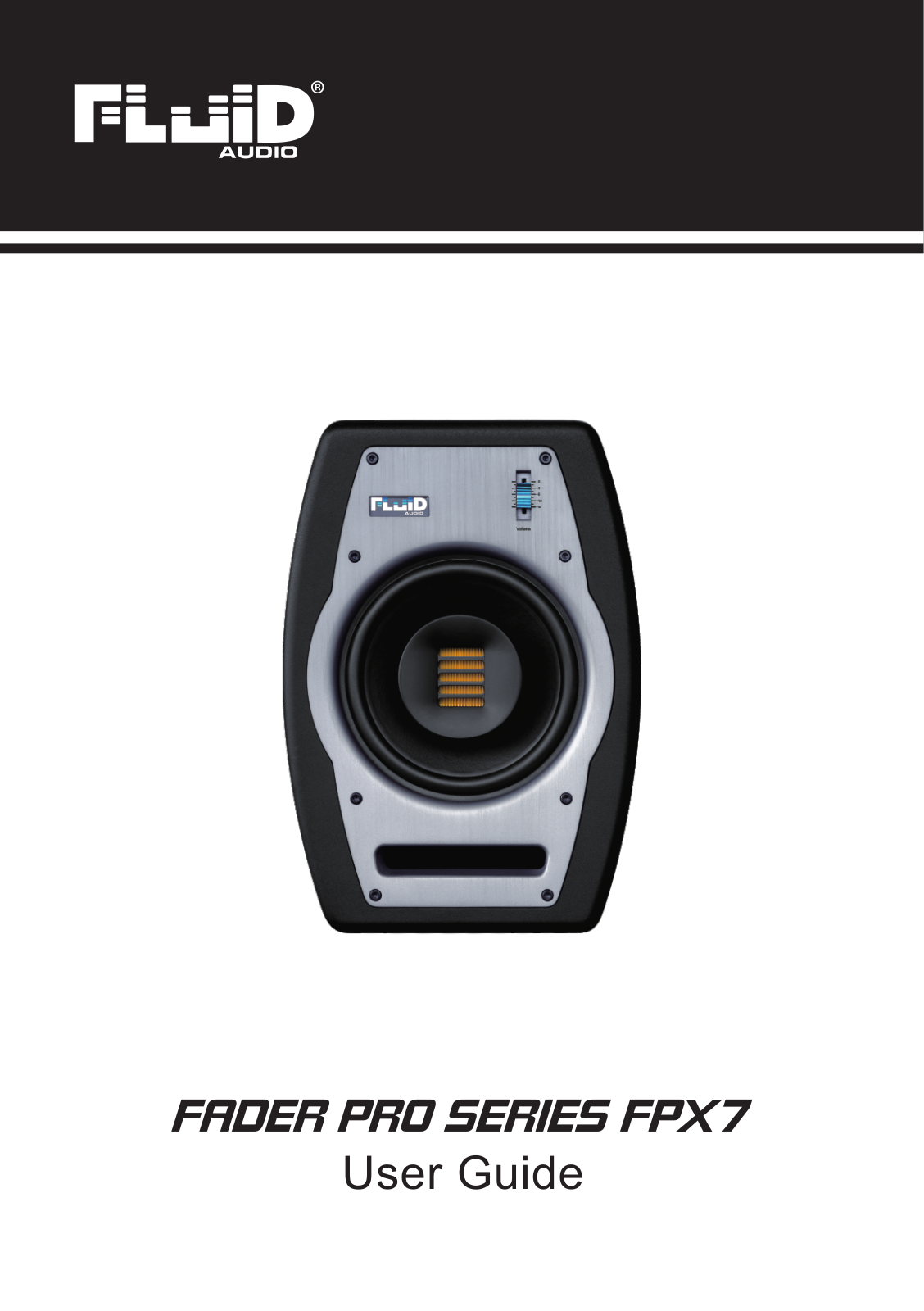 Fluid Audio FPX7 User manual