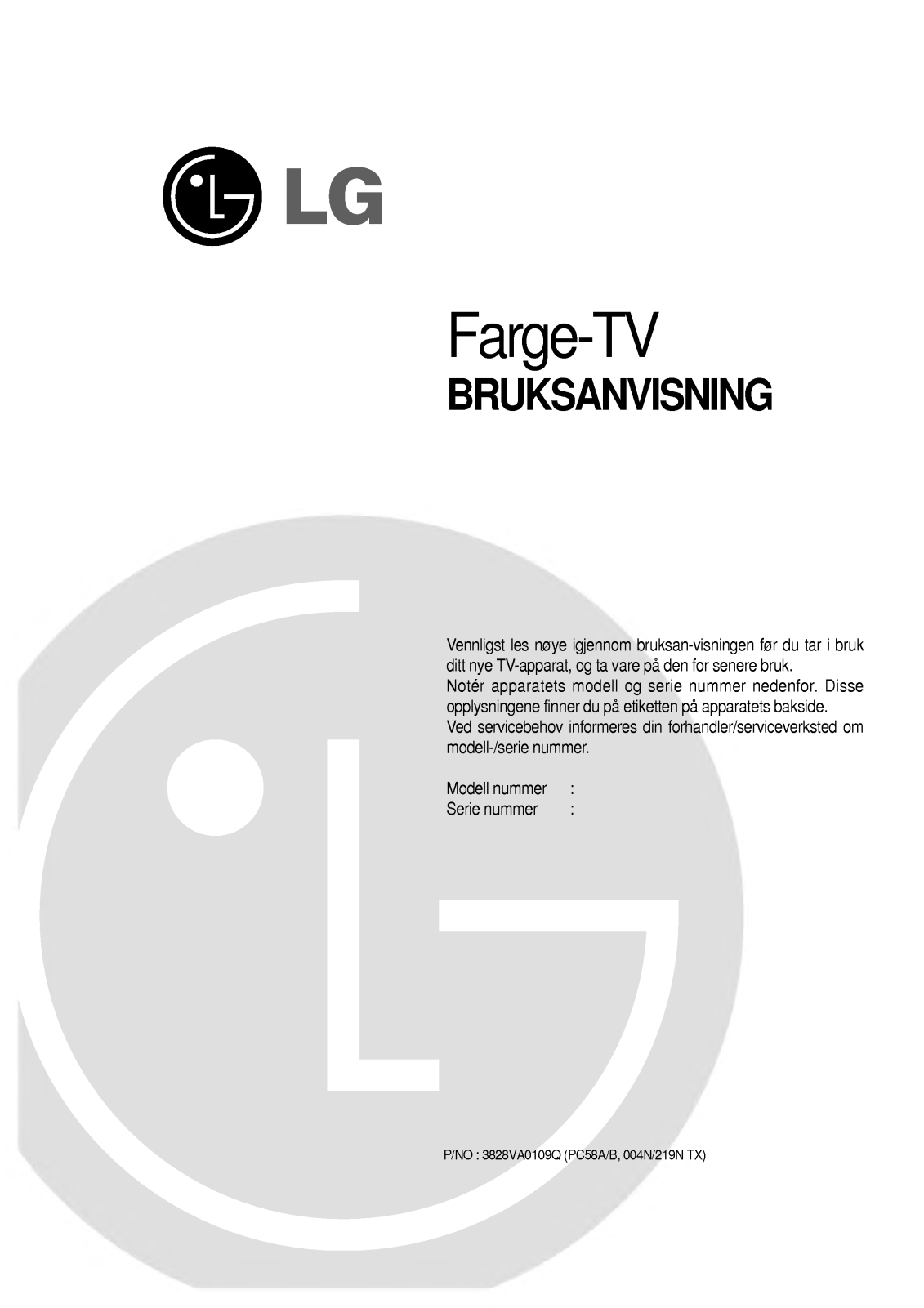 Lg RN25C28T User Manual