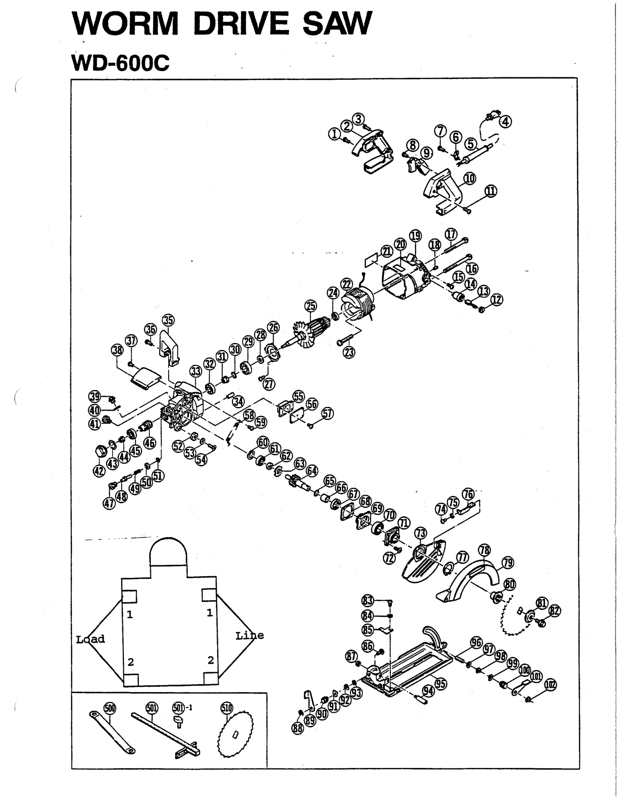 Ryobi WD600C User Manual