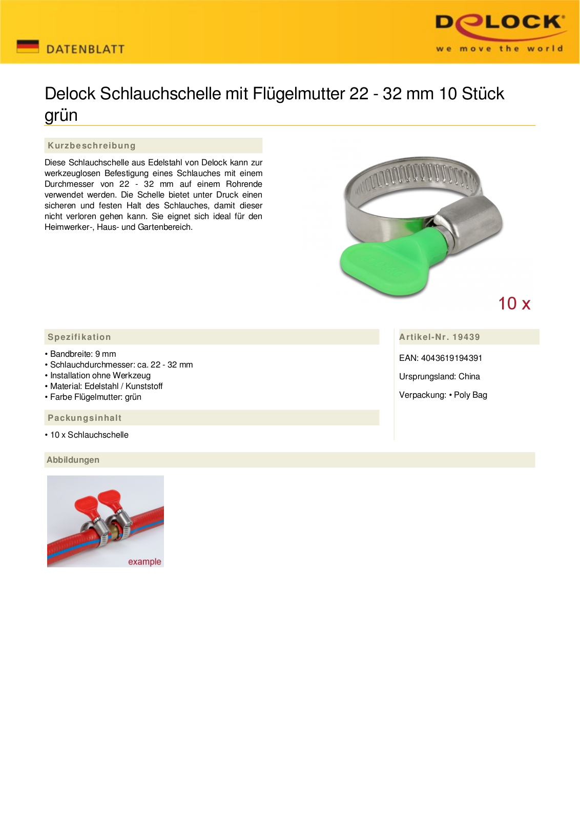 DELOCK 19439 Datasheet - ManualMachine.com