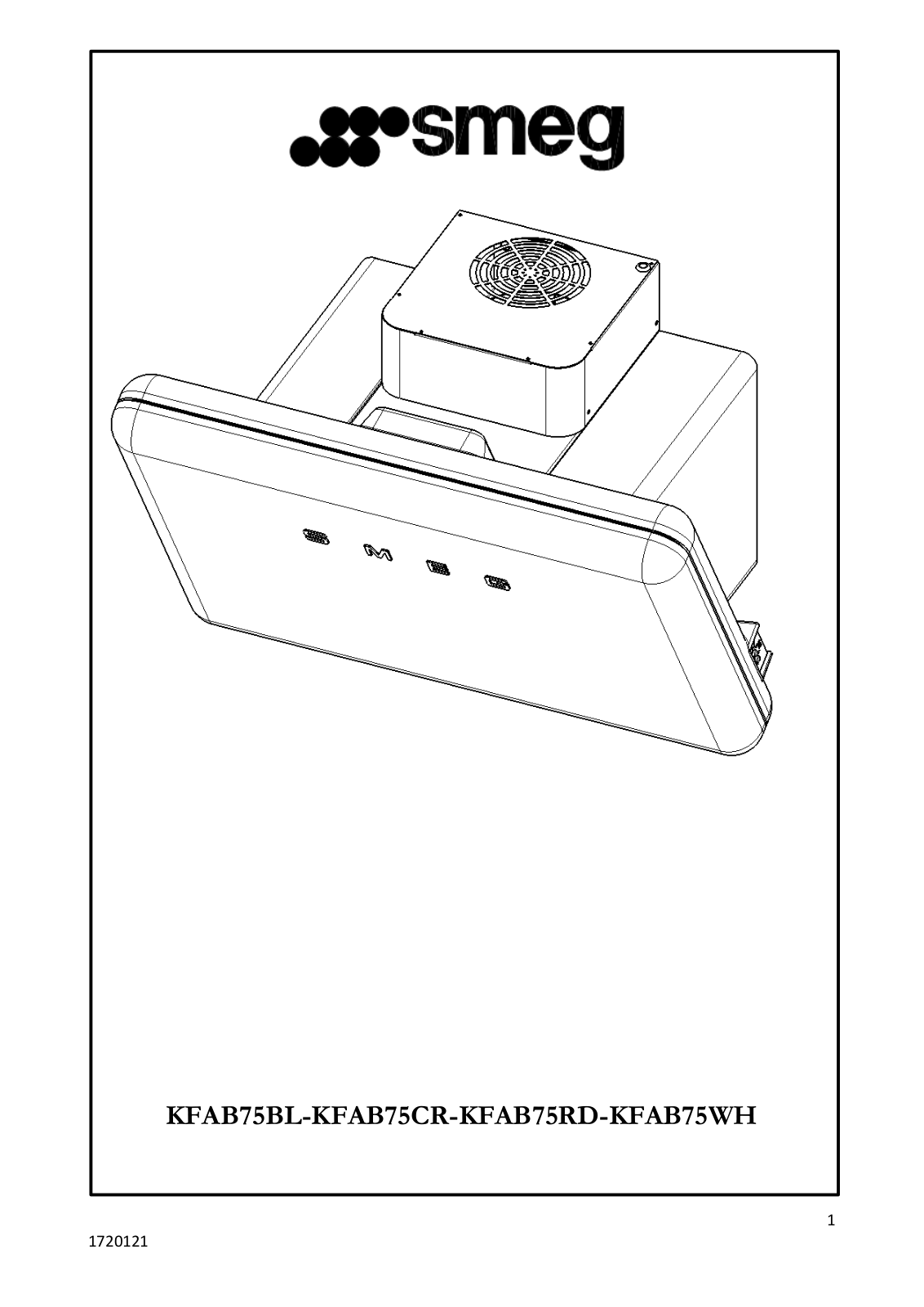 Smeg KFAB75WH, KFAB75RD, KFAB75BL User Manual