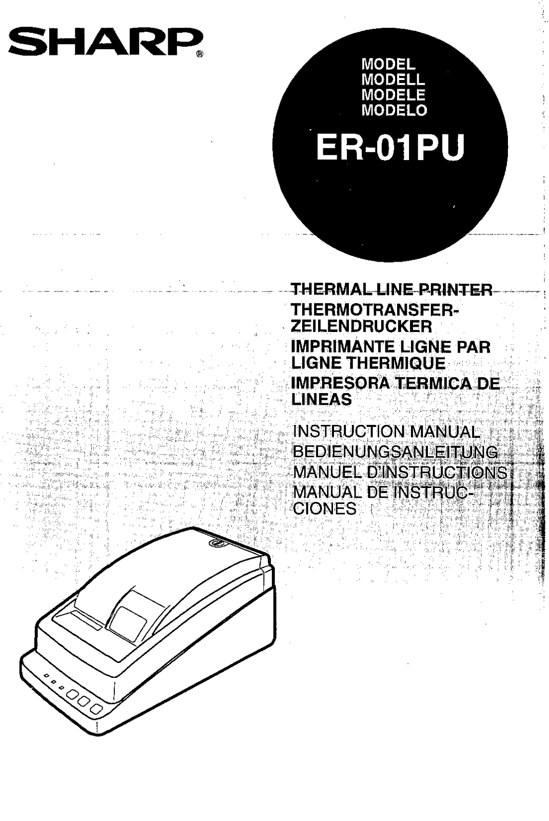 Sharp ER-01PU User Manual