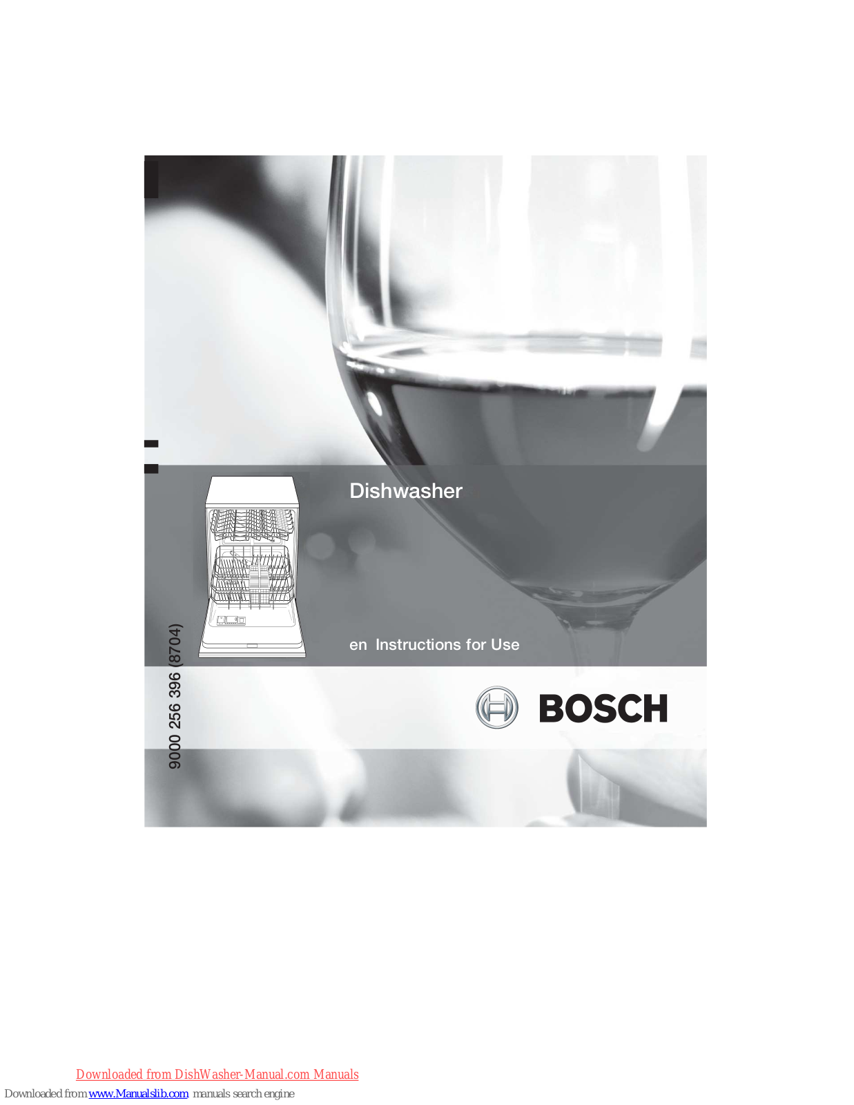 Bosch SGS 09T06 Instructions For Use Manual