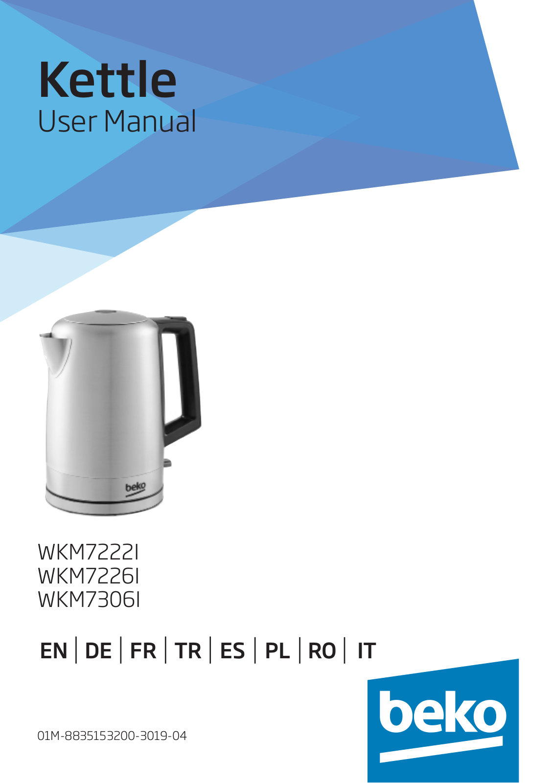 Beko WKM7226I User manual