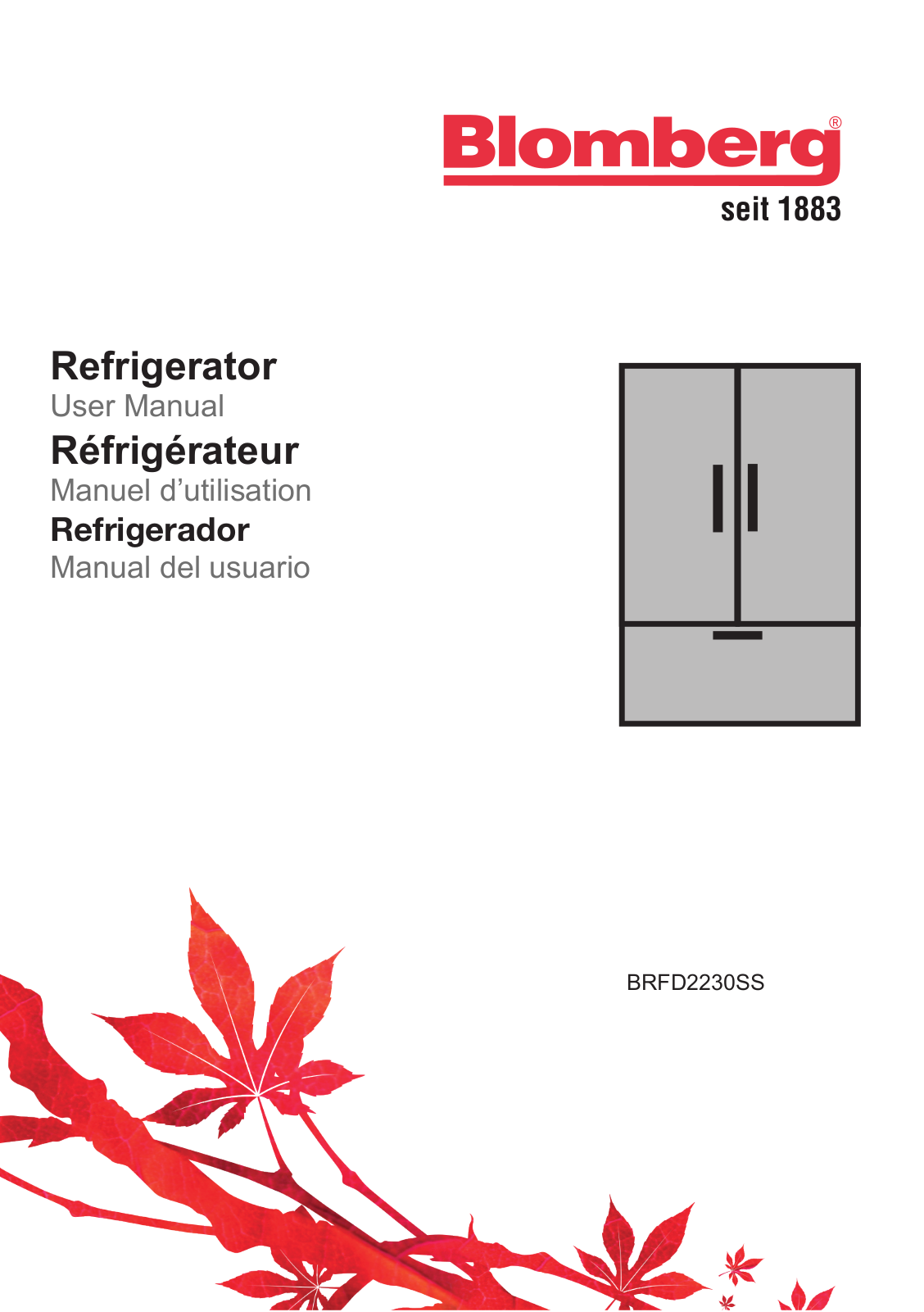 Blomberg BRFD2230SS User Manual