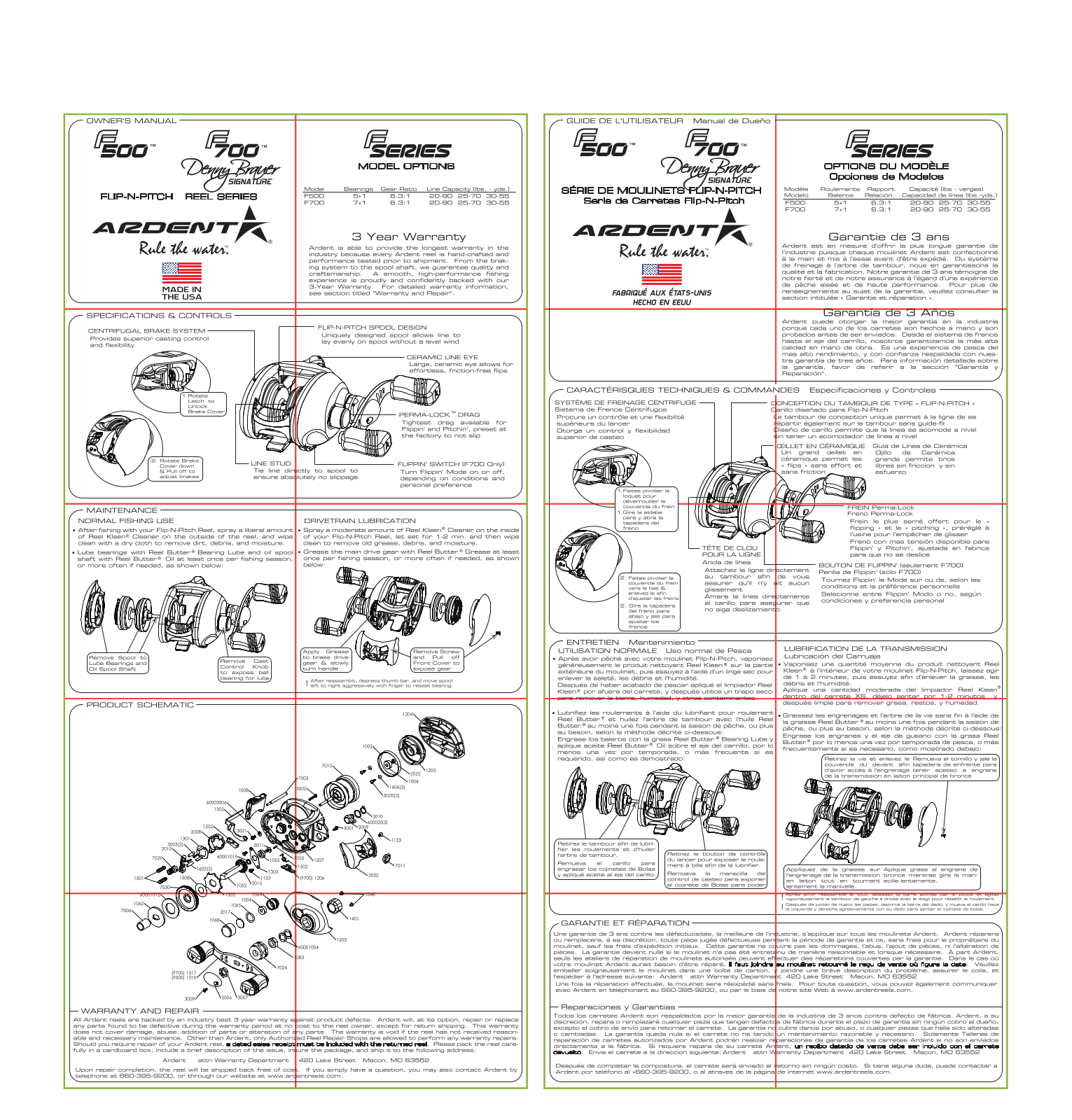 Ardent F700, F500 User Manual - ManualMachine.com