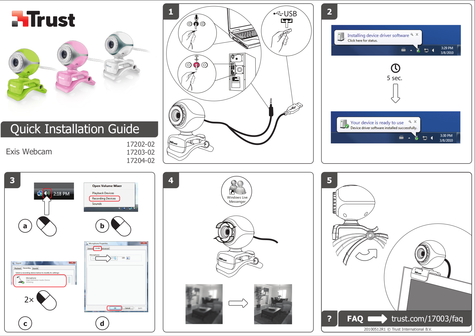 Trust Exis User Manual