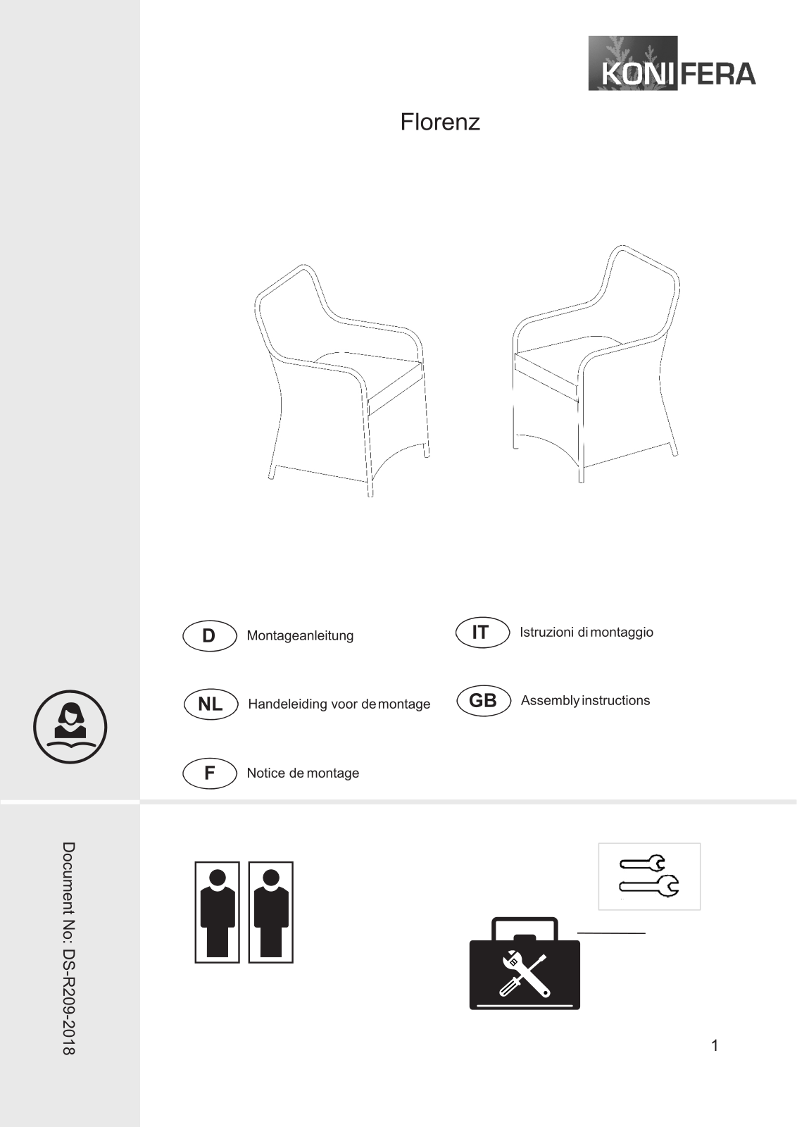 KONIFERA Florenz Assembly instructions