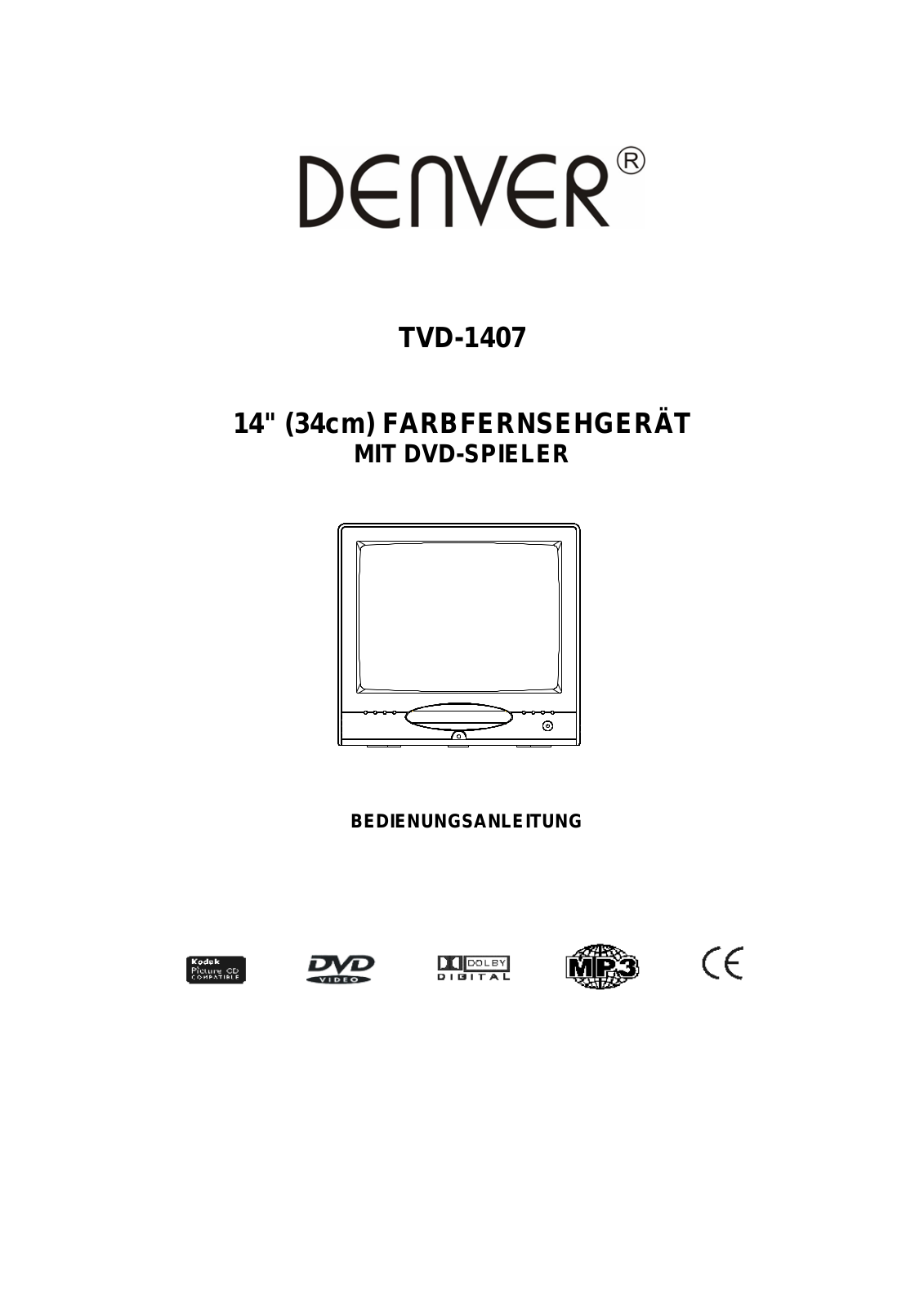 Denver TVD-1407 User Manual