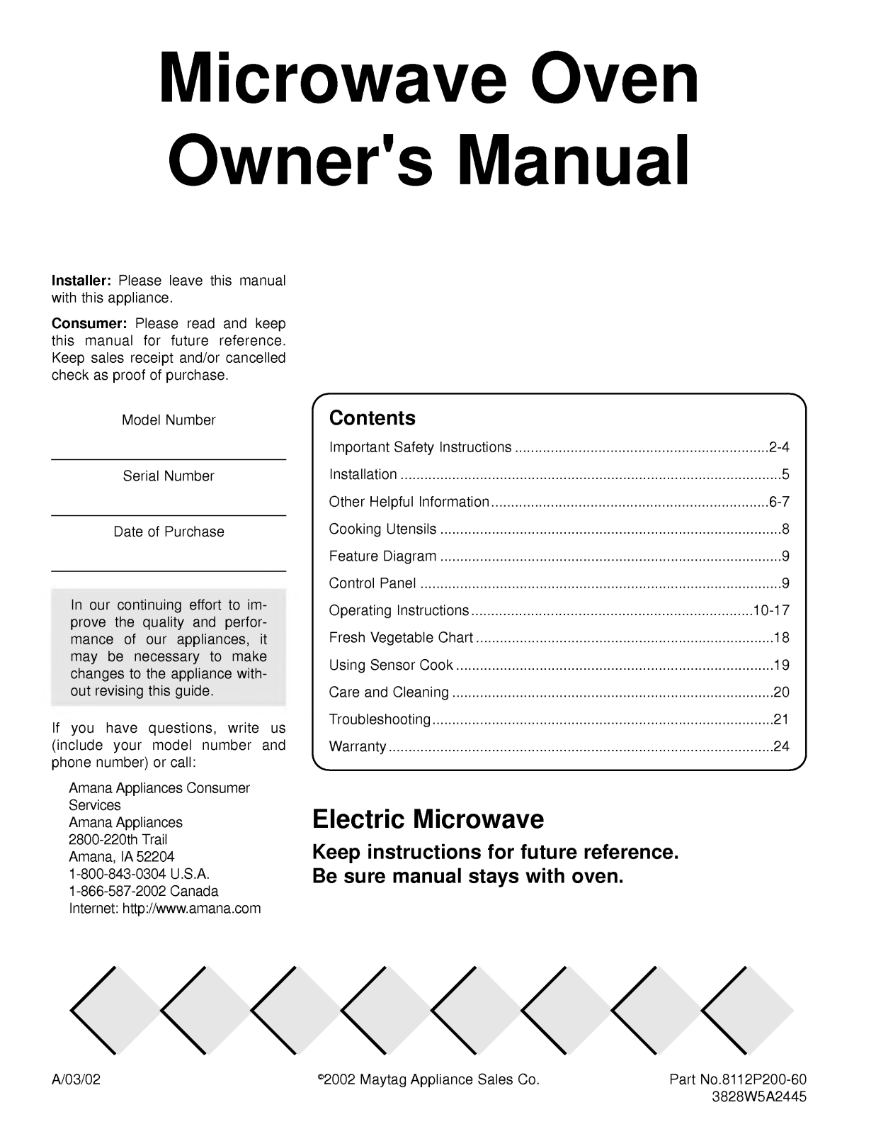 LG ACM0860AB, ACM0860AW, ACM0860AC, ACM0860AS User Manual