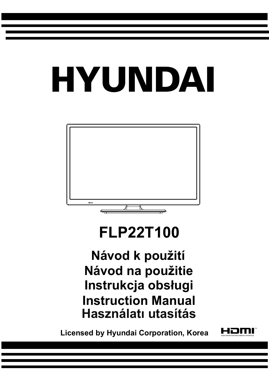 Hyundai FLP 22T100 User Manual