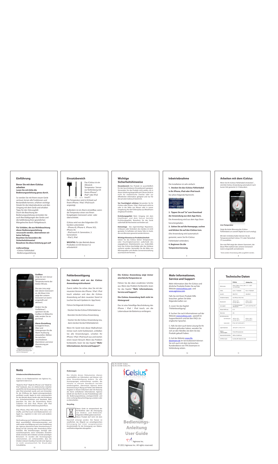 TFA Dostmann 30.3507, 30.3508 Instruction Manual