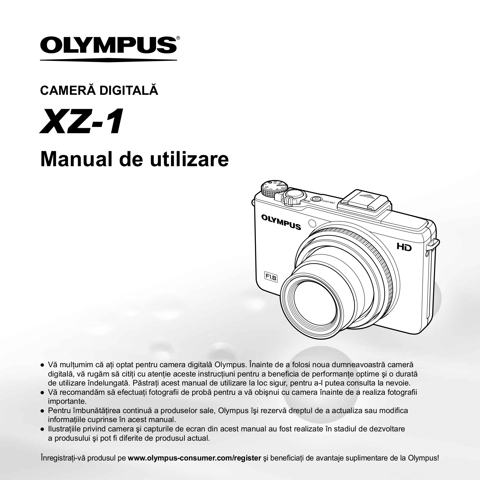 OLYMPUS XZ-1 User Manual