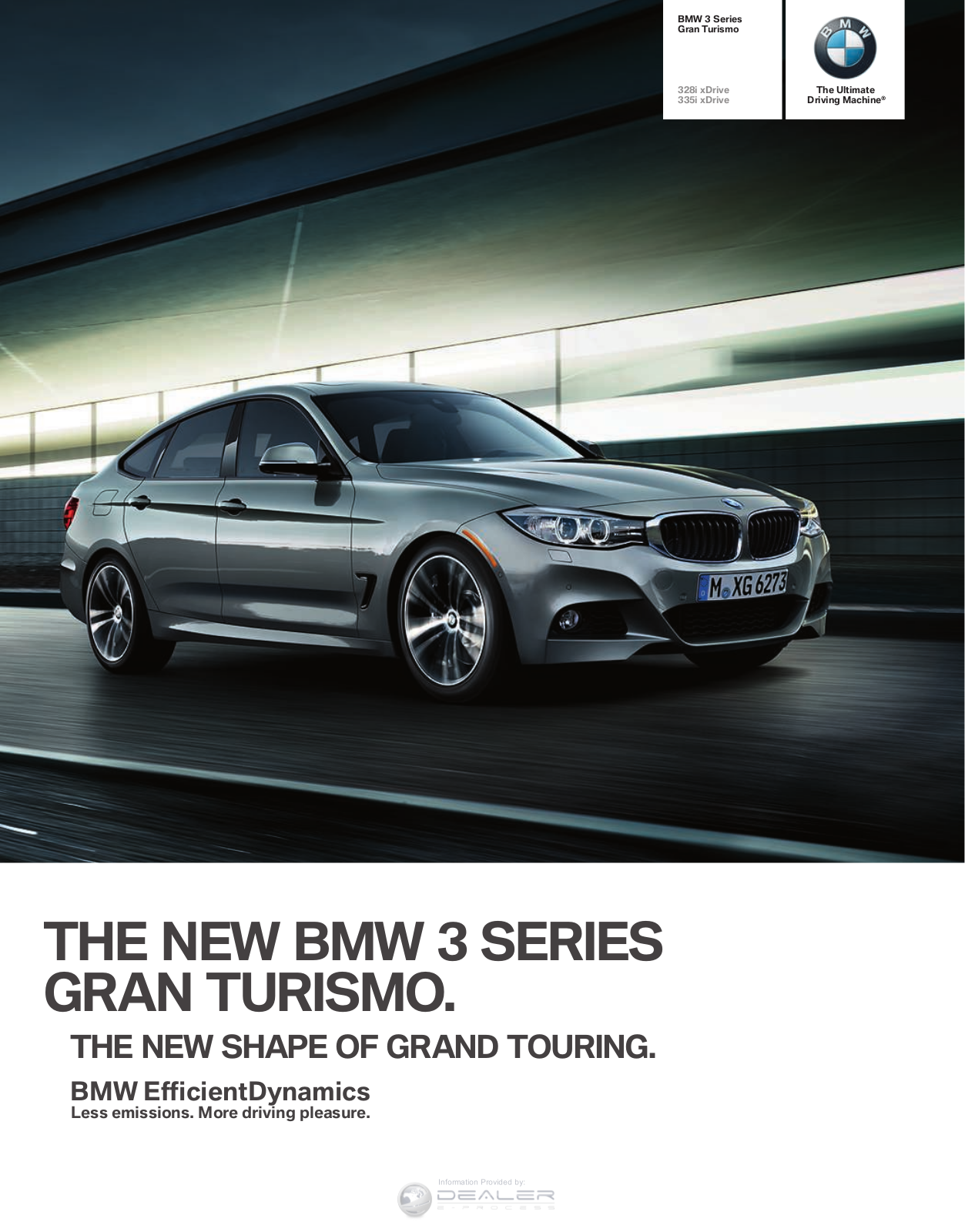 BMW Gran Turismo 2014 Owner's Manual