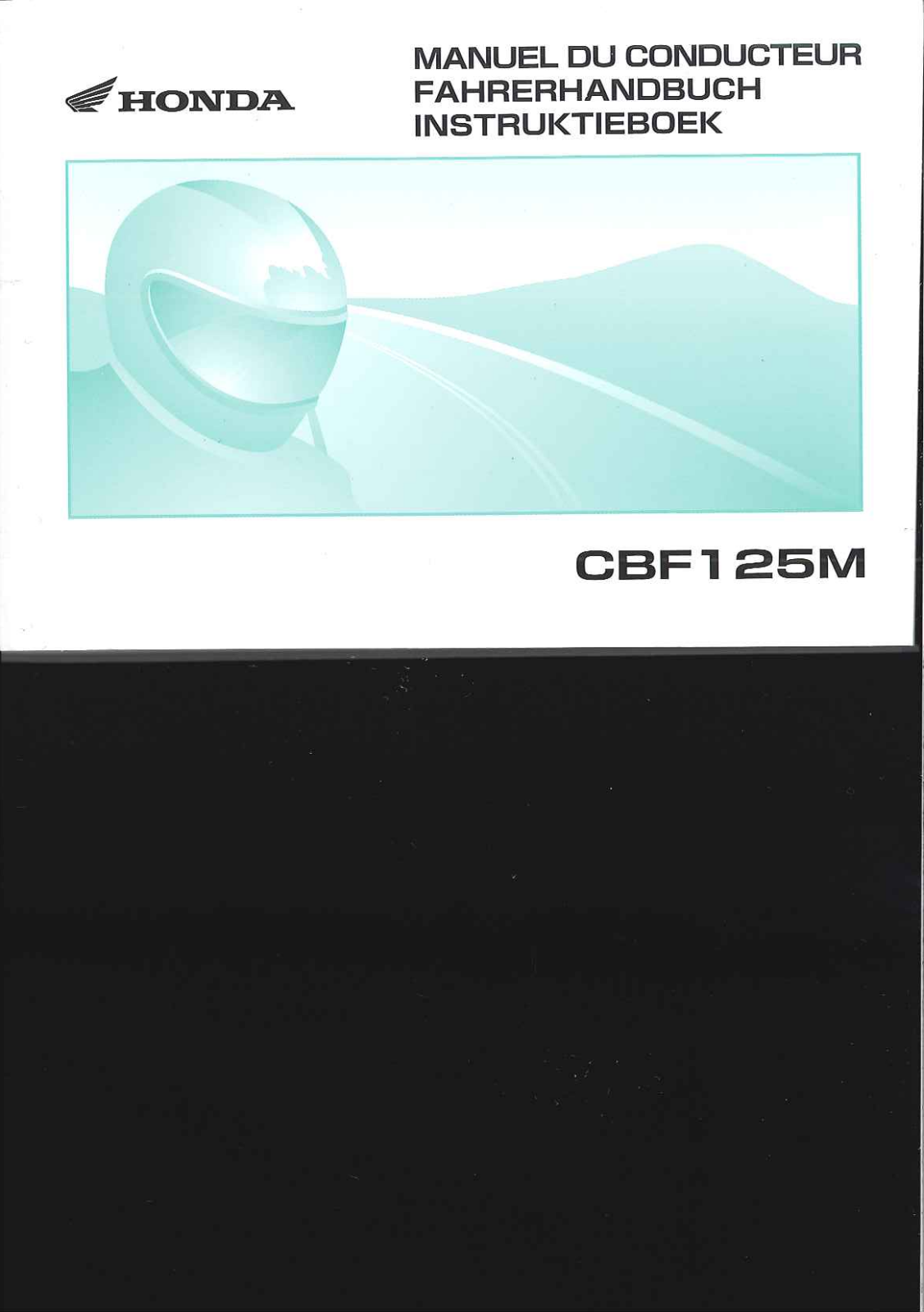 HONDA CBF 125 User Manual