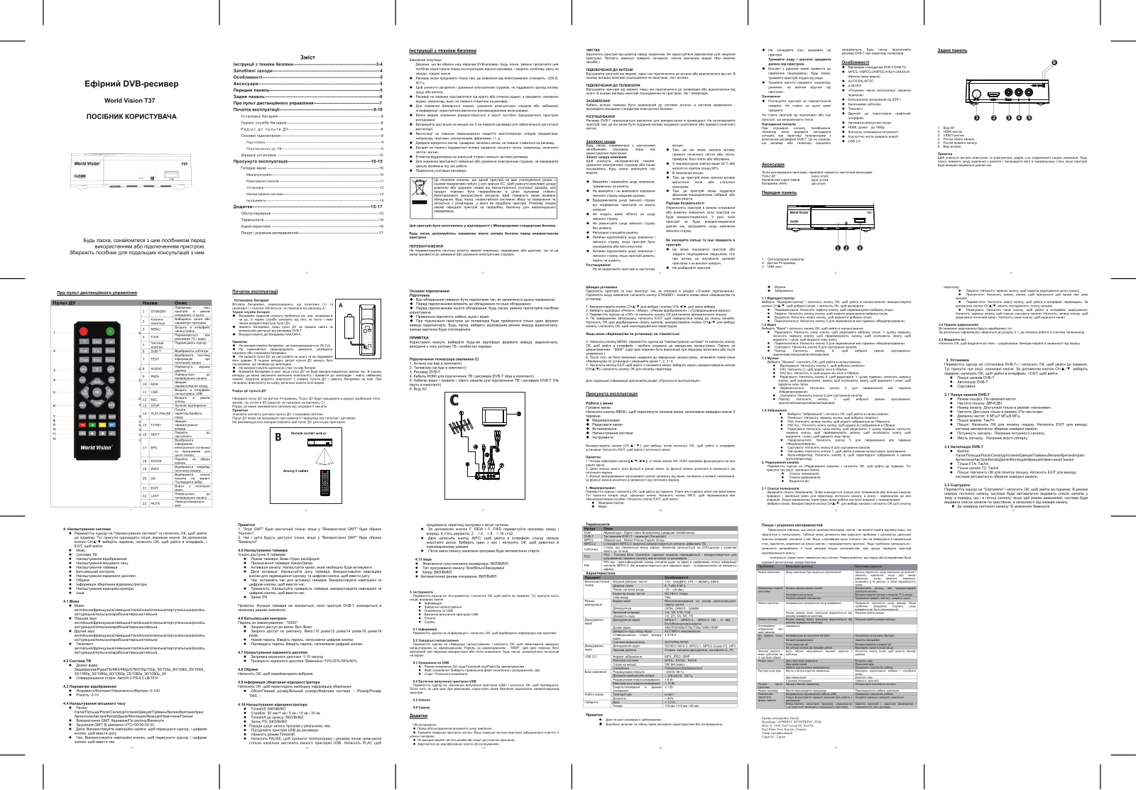 World vision T37 User Manual - ManualMachine.com