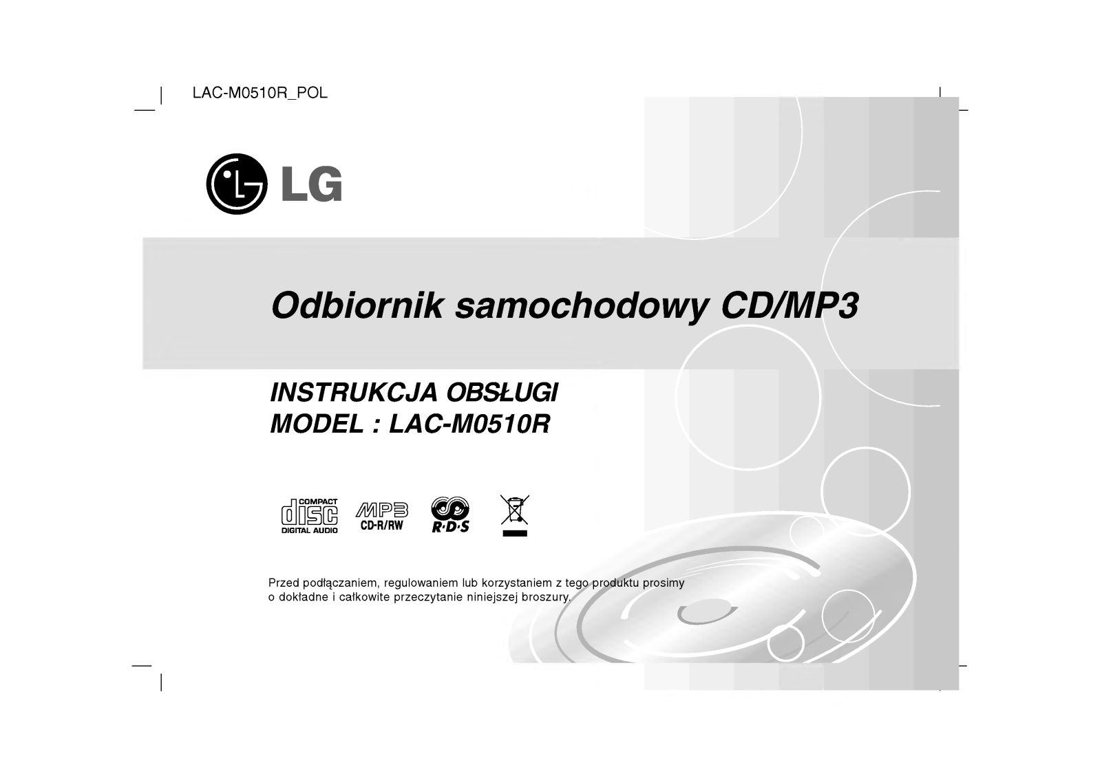 Lg LAC-M0510R User Manual