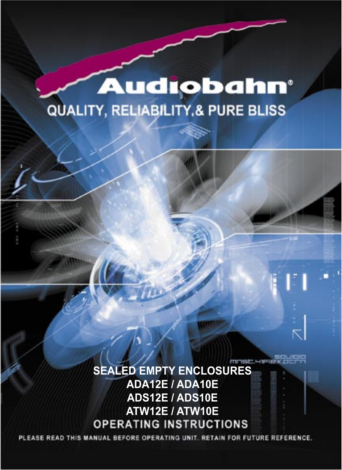 Audiobahn ATW12E User Manual