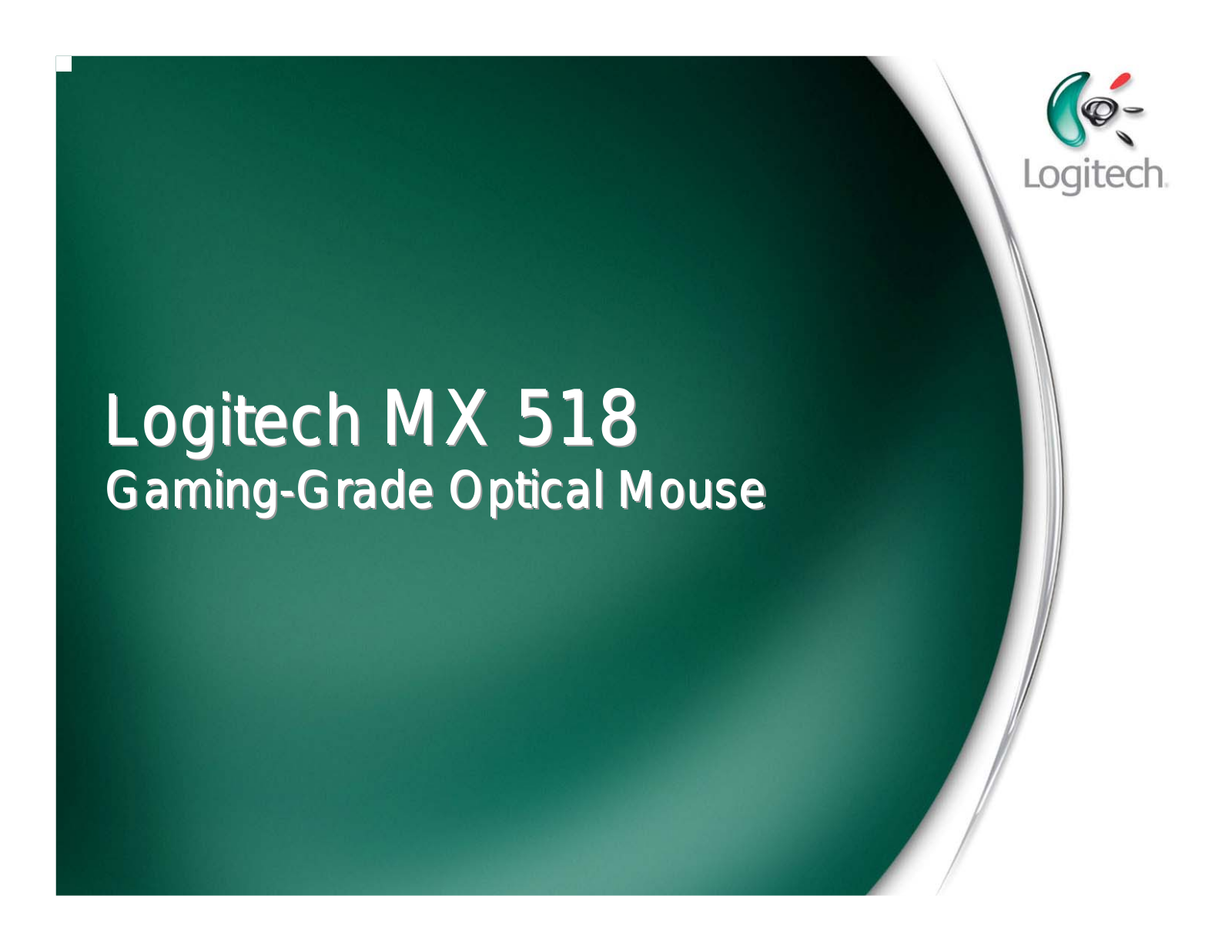 Logitech 910-005545 Product Data Sheet