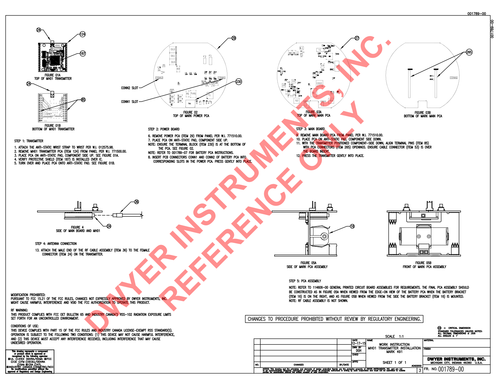 Dwyer Instruments MRKW0515 User Manual