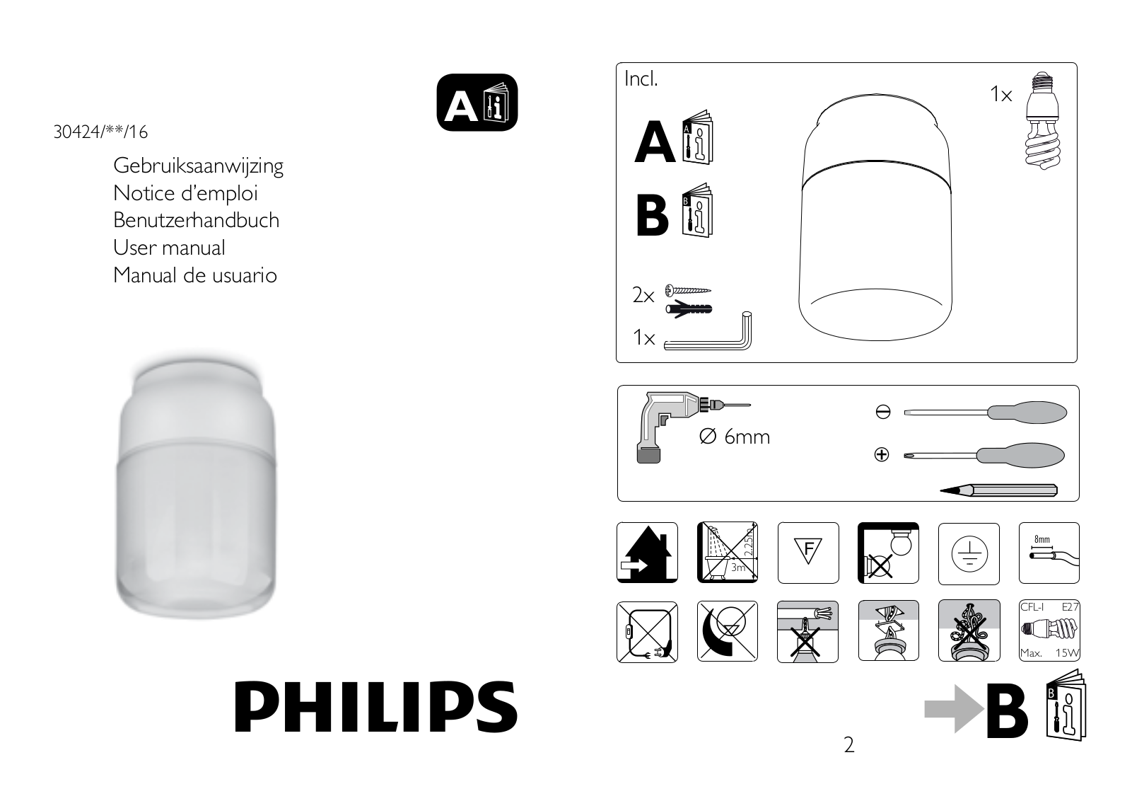 Philips 30424-17-16 User Manual