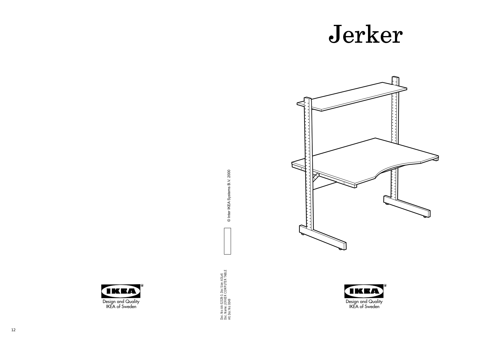 IKEA JERKER User Manual