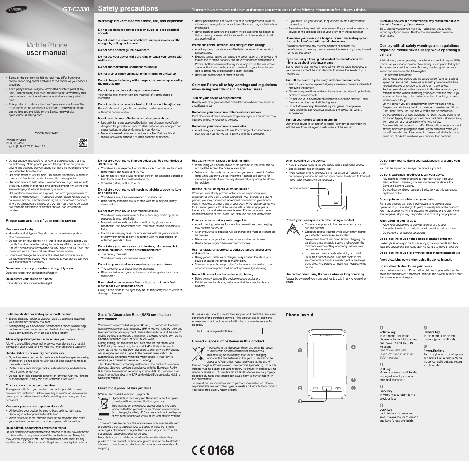 Samsung SGH-C3330 User Guide