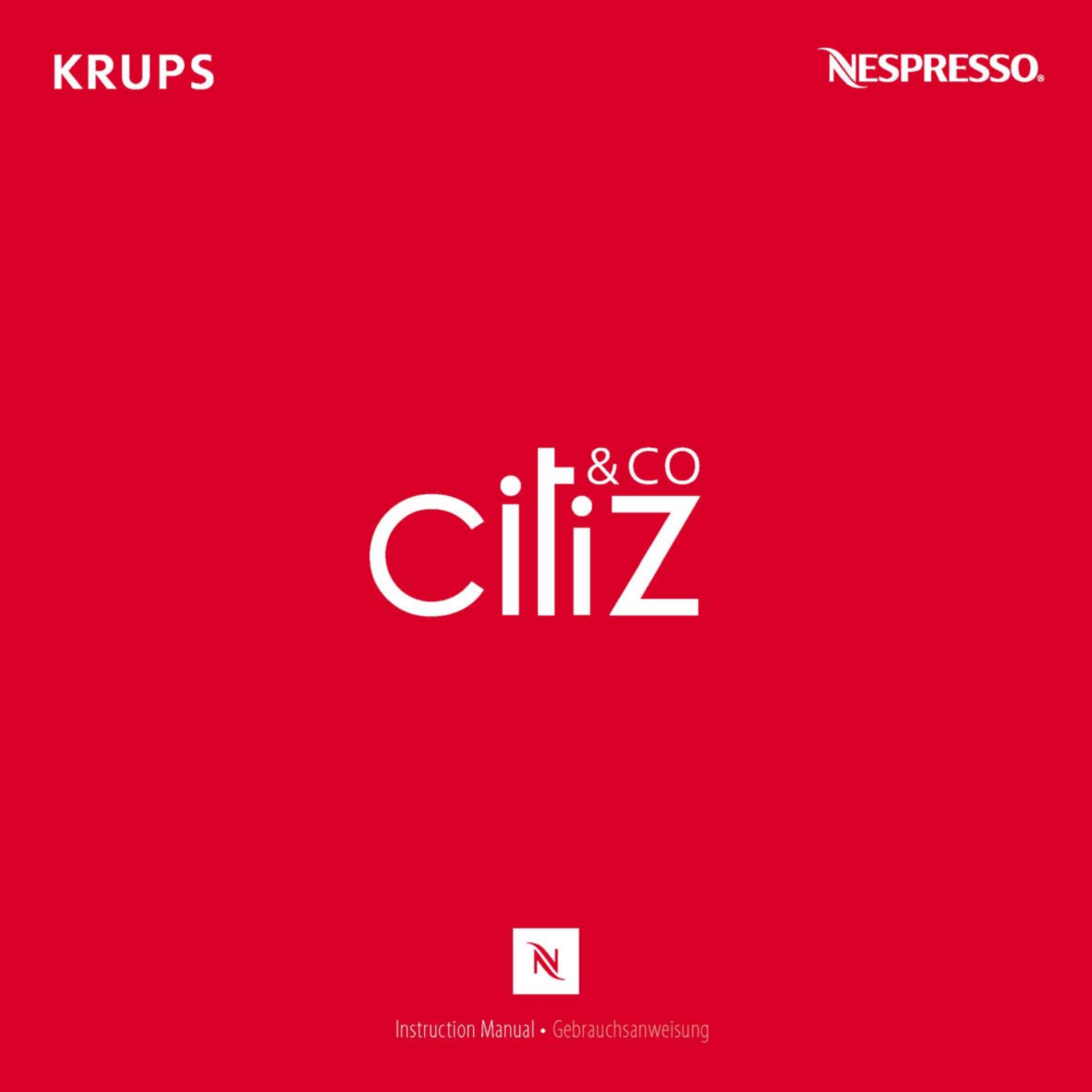 Krups CITIZ CO User Manual