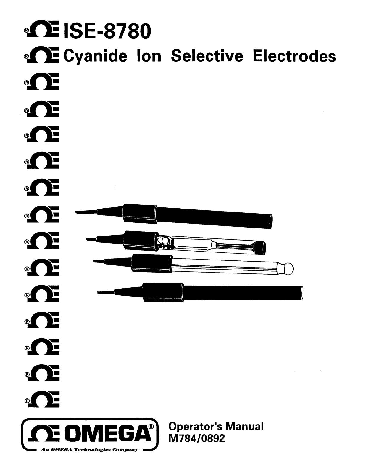 Omega Products ISE-8780 Installation  Manual