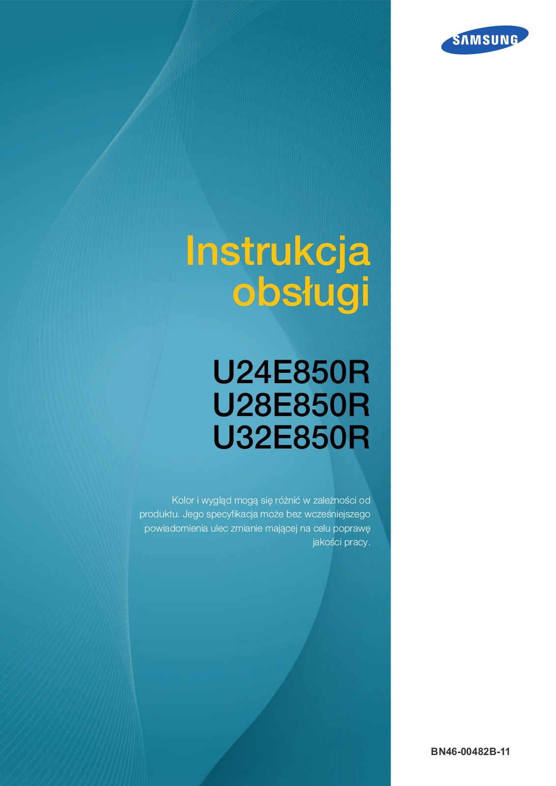 Samsung U28E850R User Manual