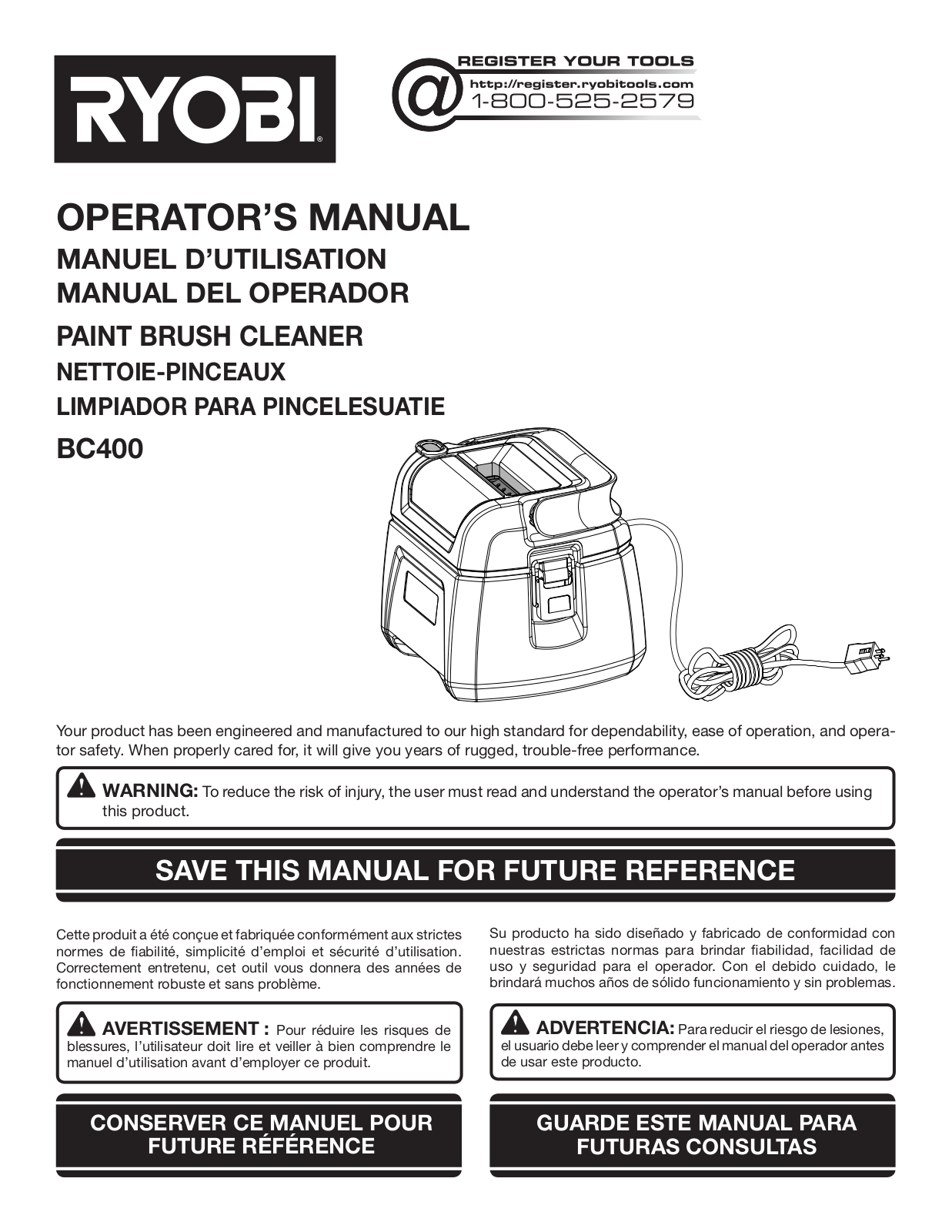 Ryobi BC400 User Manual