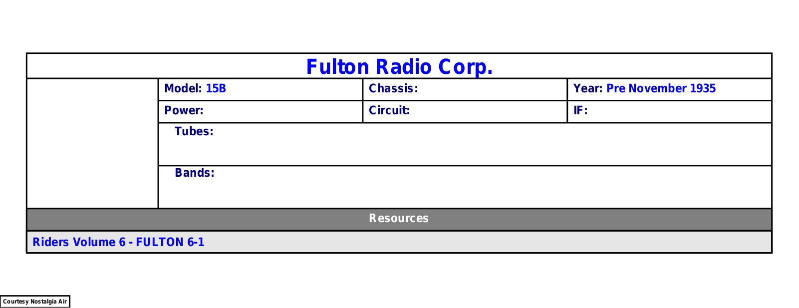Other F Fulton-15B Schematic - ManualMachine.com